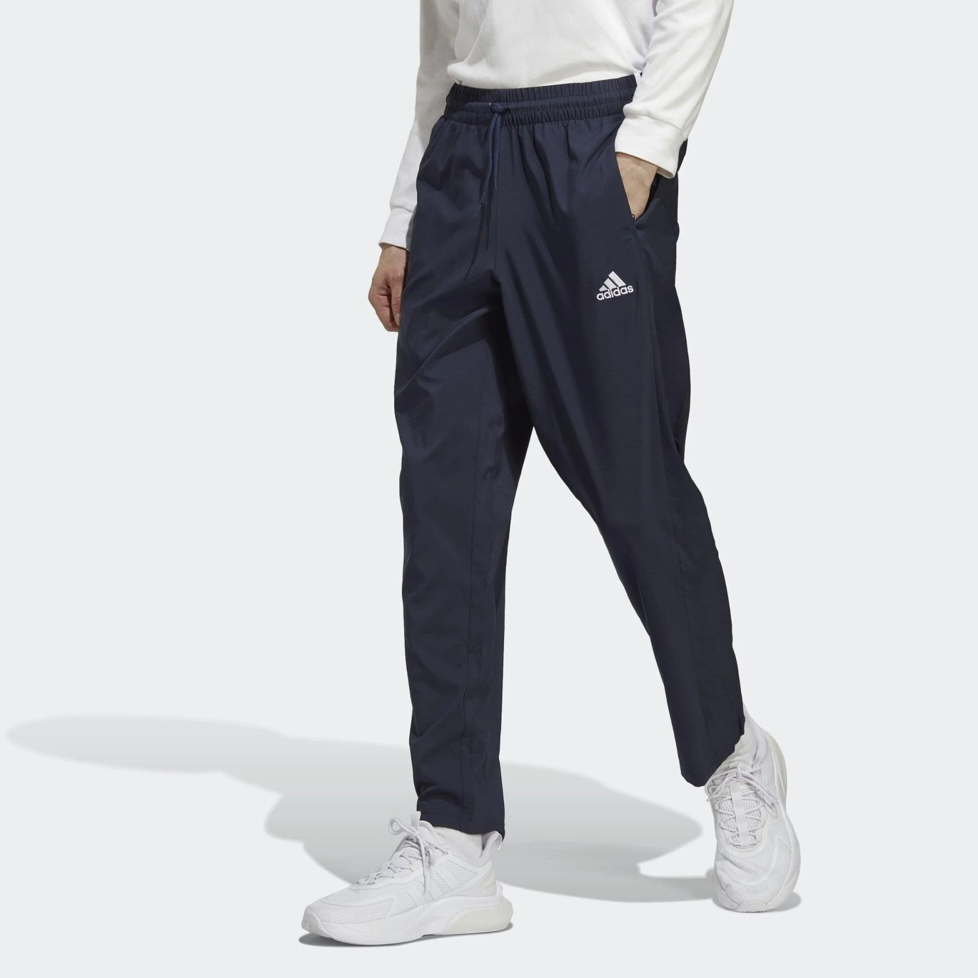 adidas Aeroready Essentials Stanford Open Hem Embroidered Small Logo Pants - Spodnie Mężczyźni
