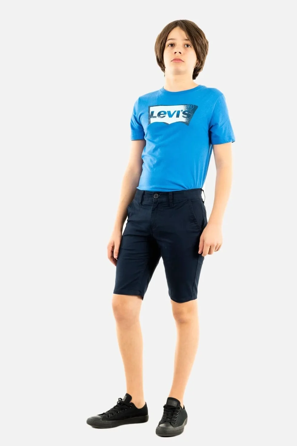 Levi's Kids Lvb Straight Xx Chino Short C941 - Odzież — szorty Chłopcy