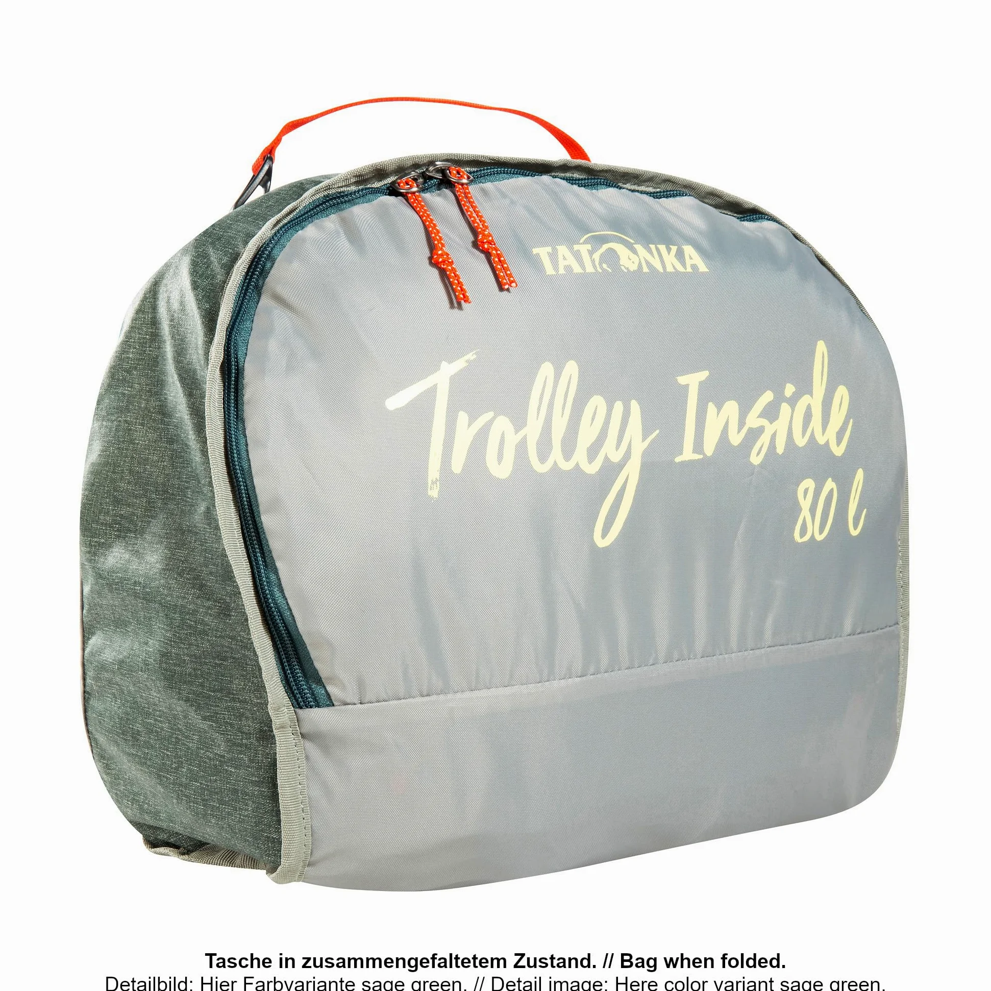 Tatonka Wózek Duffle Roller 80 l – składana torba podróżna z kółkami i funkcją plecaka – możliwość schowania we własnej kieszeni w pokrywie – pojemność 80 litrów