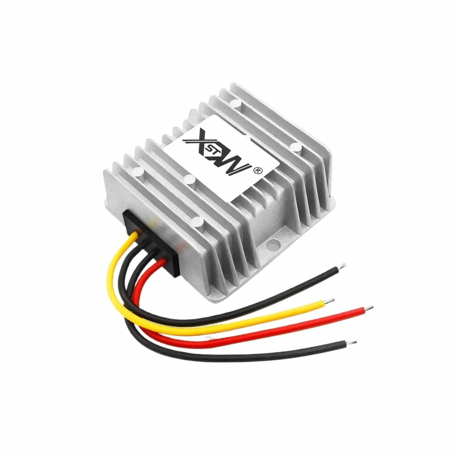 DC DC nieizolowany od 12 V do 13,8 V 8 A 10 A 12 A 15 A 18 A aluminium Step Up Boost przetwornica mocy regulator napięcia 13,8 VDC (kolor: 18A, rozmiar: 12V_13,8V)