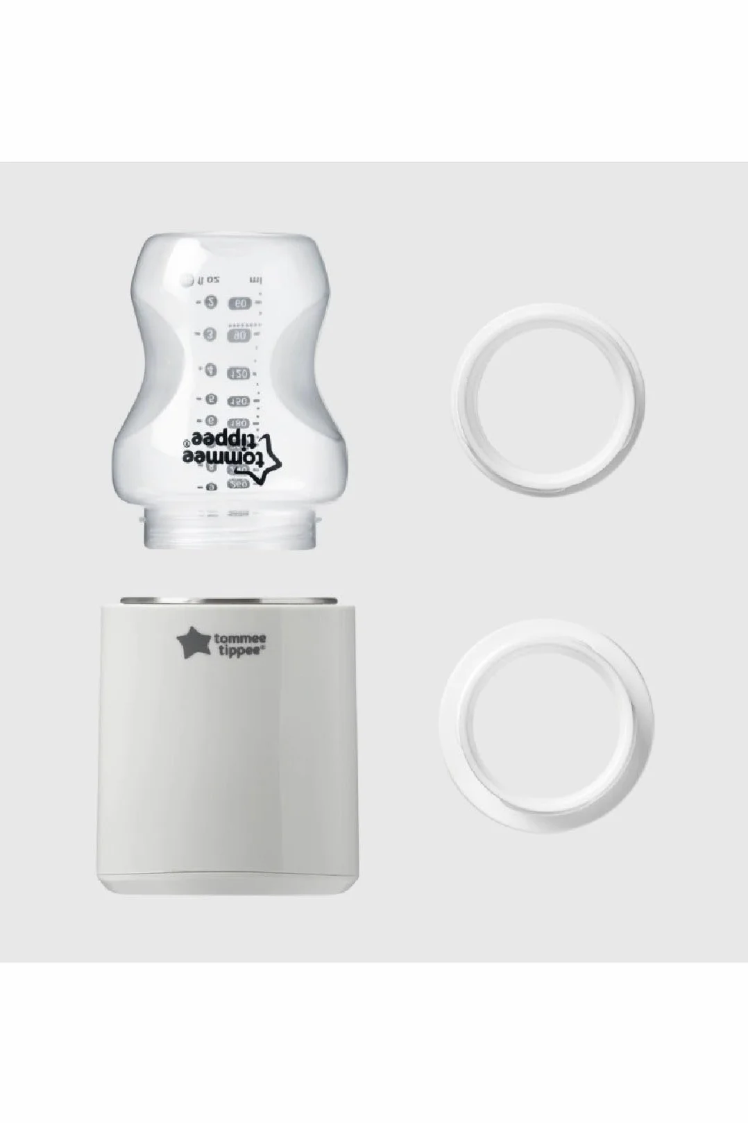 Tommee Tippee LetsGo przenośny podgrzewacz do butelek w podróży, ładowany przez USB, elektryczny podgrzewacz do butelek, lekki i przyjazny w podróży