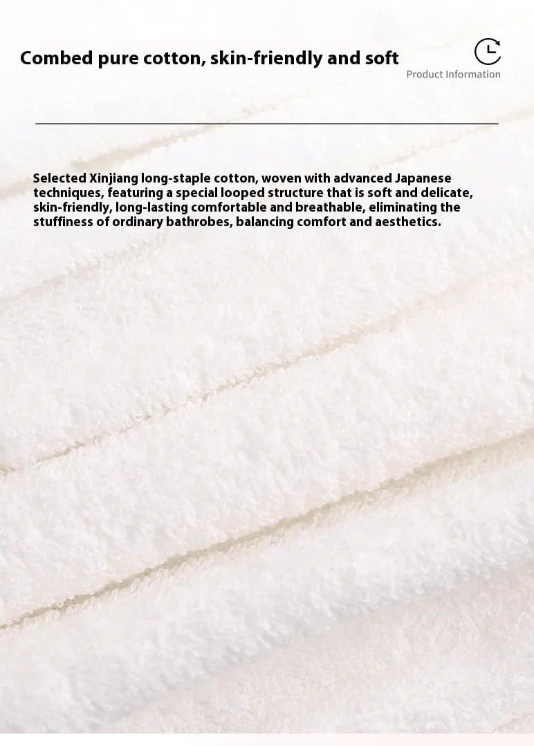 Miękki lekki bawełniany szlafrok dla kobiet mężczyzn, cienki szlafrok unisex średniej długości, solidny pluszowy szlafrok w stylu kimono, biały XL