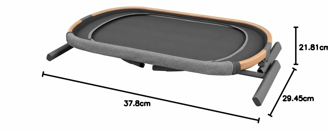 Maxi-Cosi Iora Łóżeczko Przystawka, Co-sleeper , 0–6 mies., maks. 9 kg, 4 Poz. Odchylenia i 5 Wysokości, Łatwe Przesuwanie, Wygodny Materac, Duży Kosz, Łatwe Przenoszenie, Essential Graphite