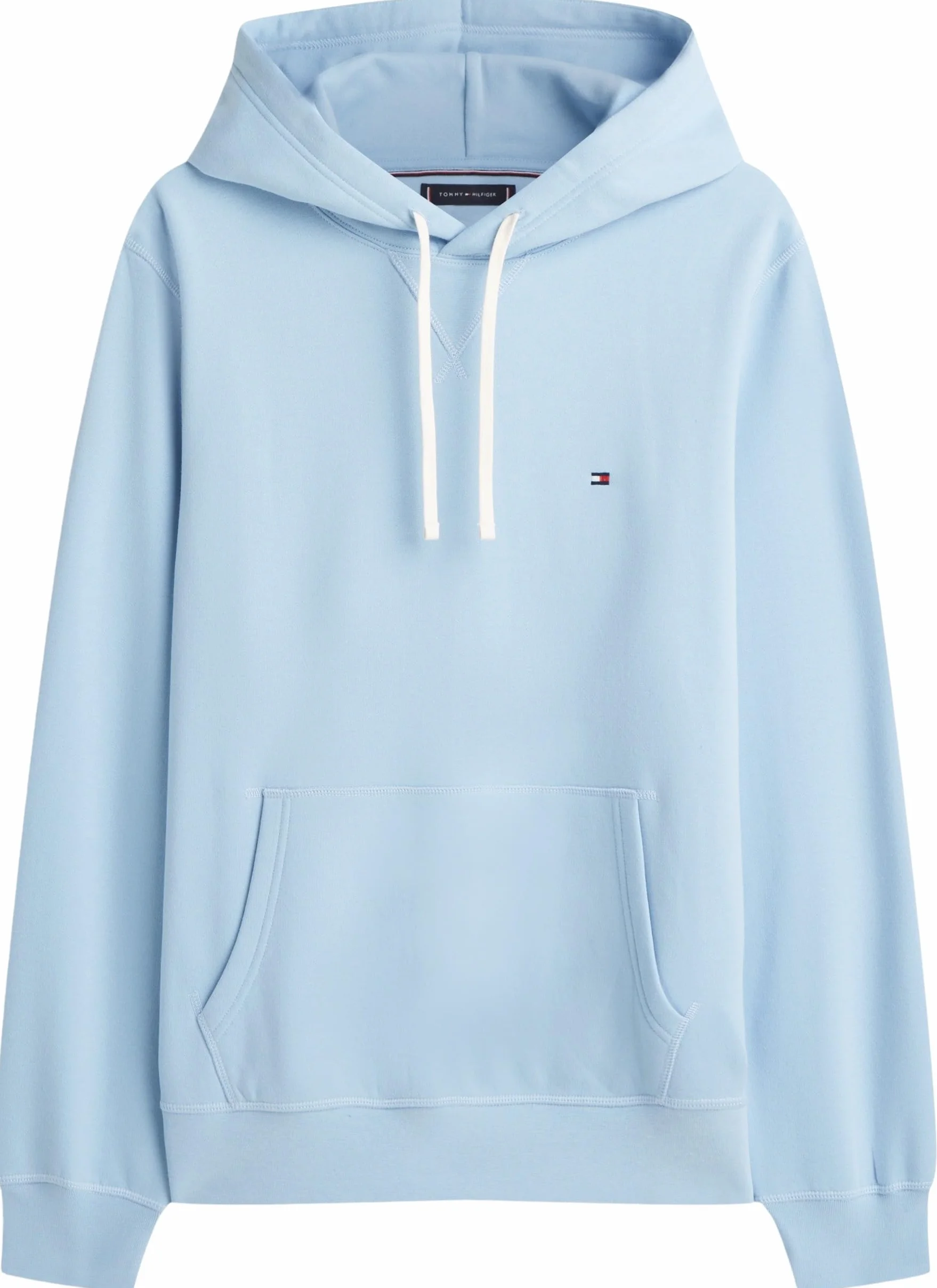 Tommy Hilfiger Męska bluza z kapturem, Niebieski (studnia woda), XL