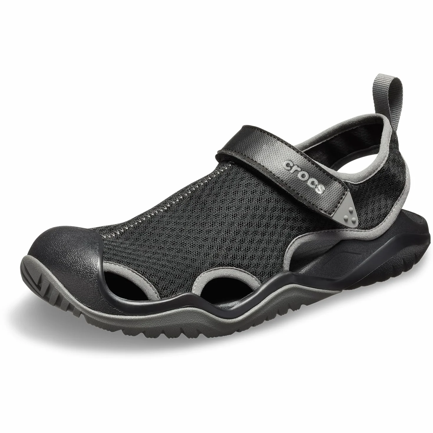 Crocs Męskie sandały Swiftwater Mesh Deck z zamkniętymi palcami