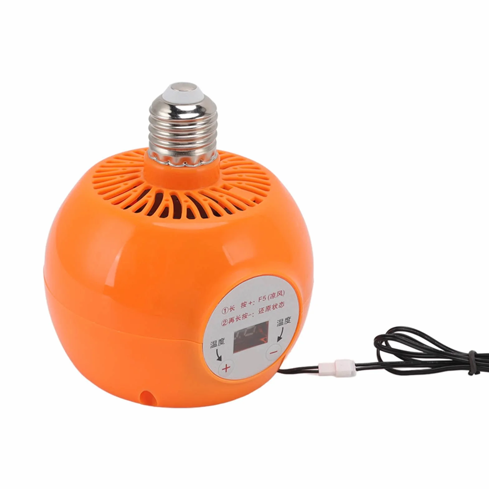 Grzałka do Kurnika, Regulowana Temperatura, Grzewcza E27 dla Nasiadki Kurczaki i Innych Gospodarskich, 150W