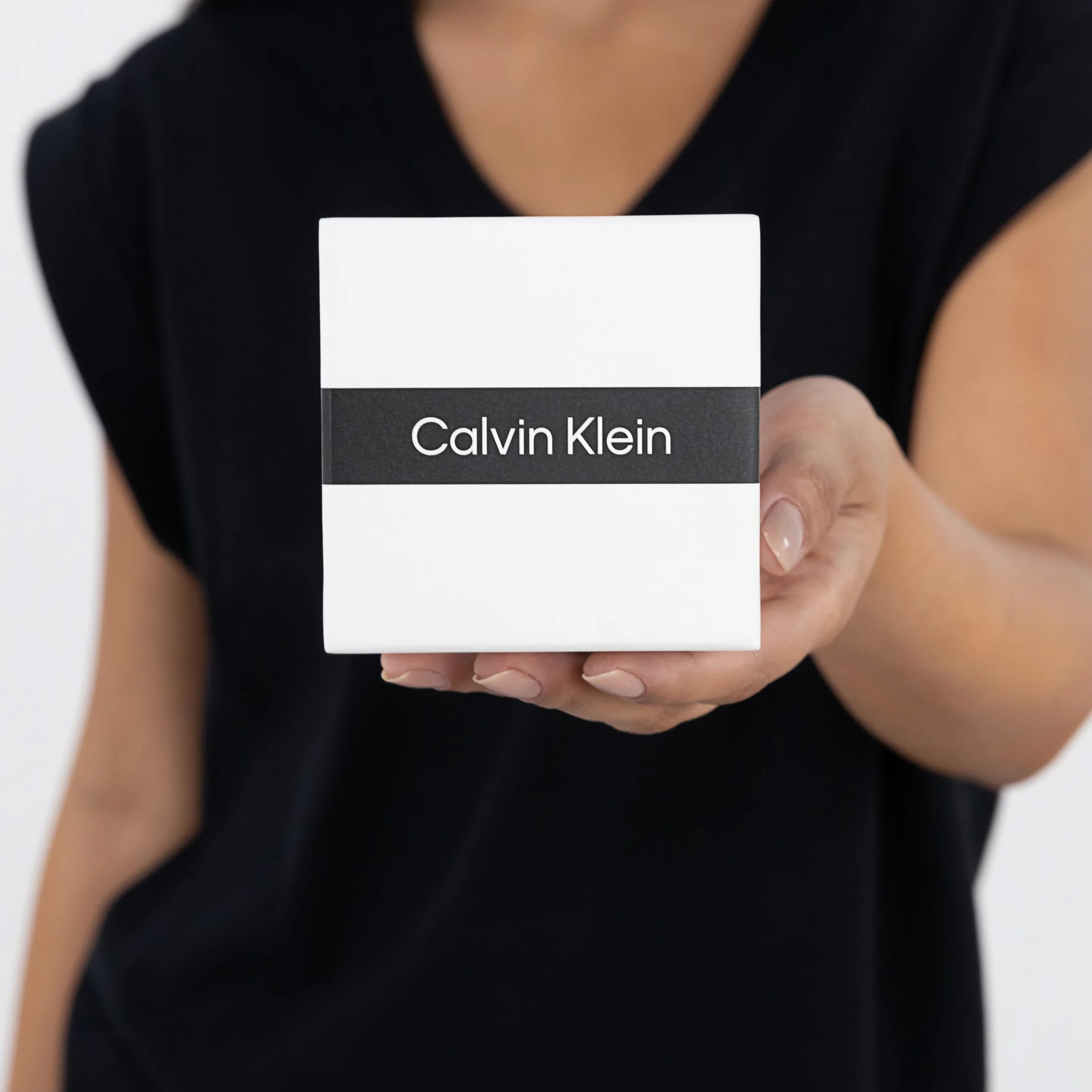 Calvin Klein damskie kolczyki ze stali nierdzewnej srebrne złote