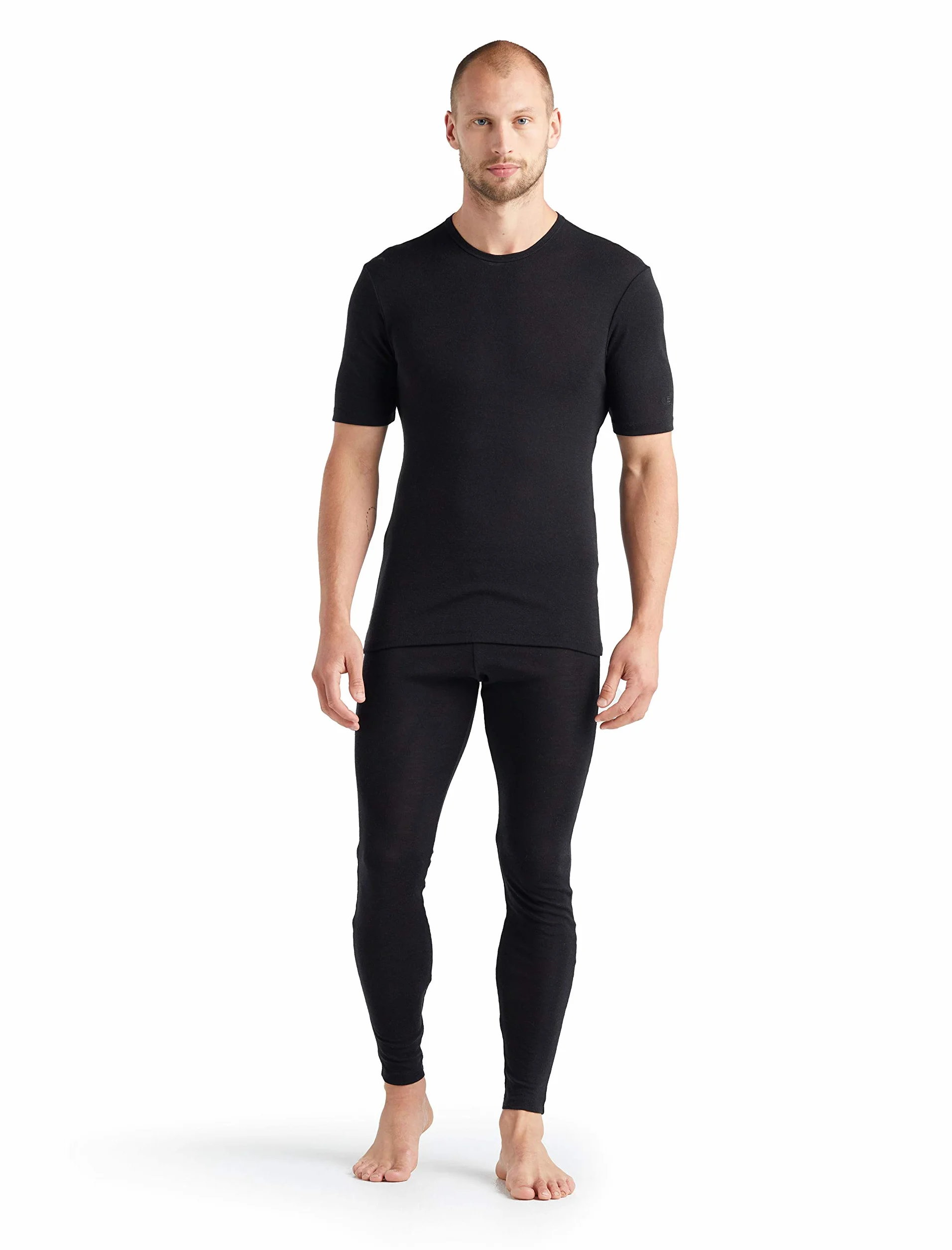 Icebreaker T-shirt Mężczyźni Everyday Crew Neck Base Layer Short Sleeve Top