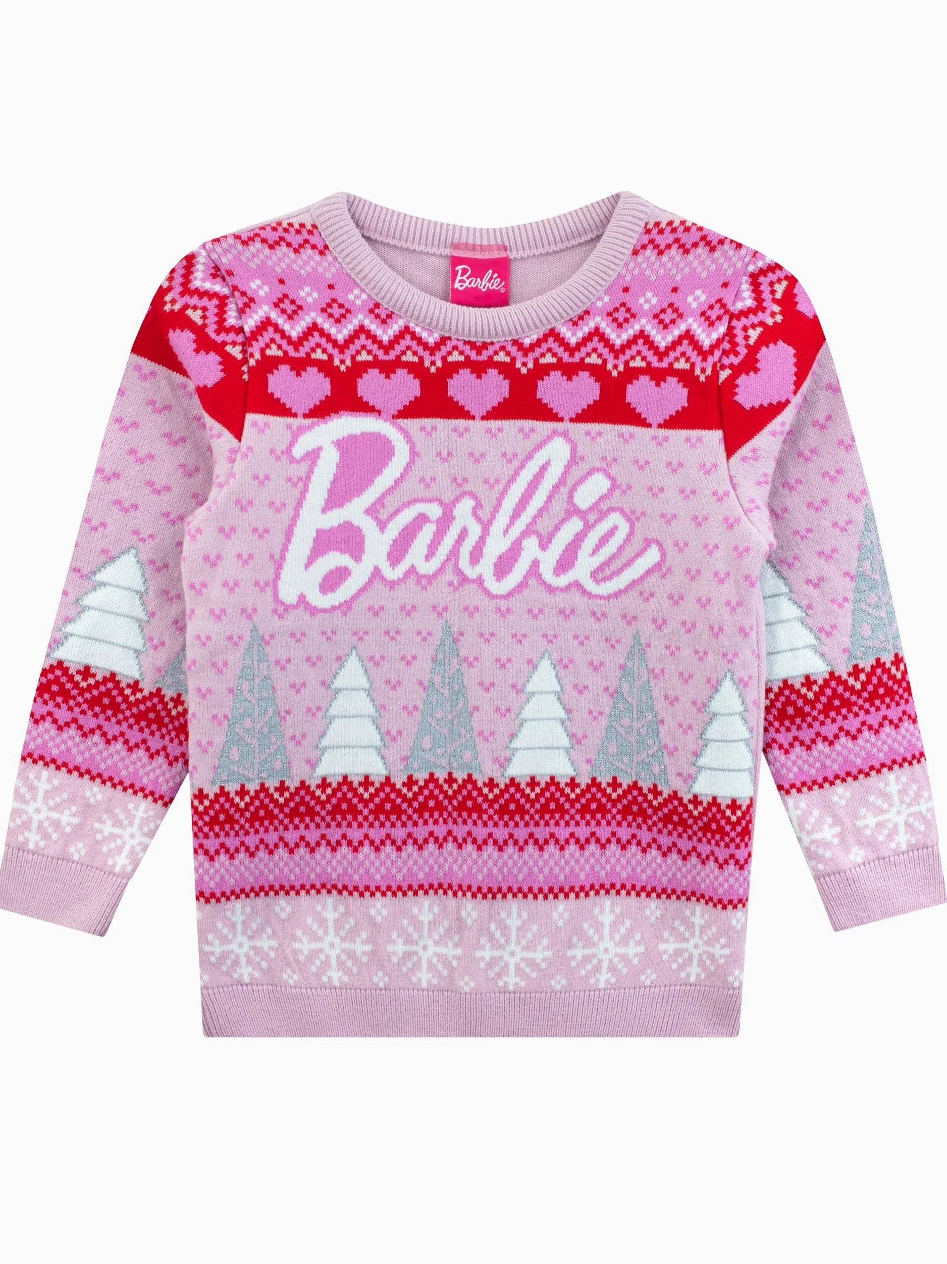 Barbie Świąteczny Sweter Dla Dziewczynek Oficjalny Towar