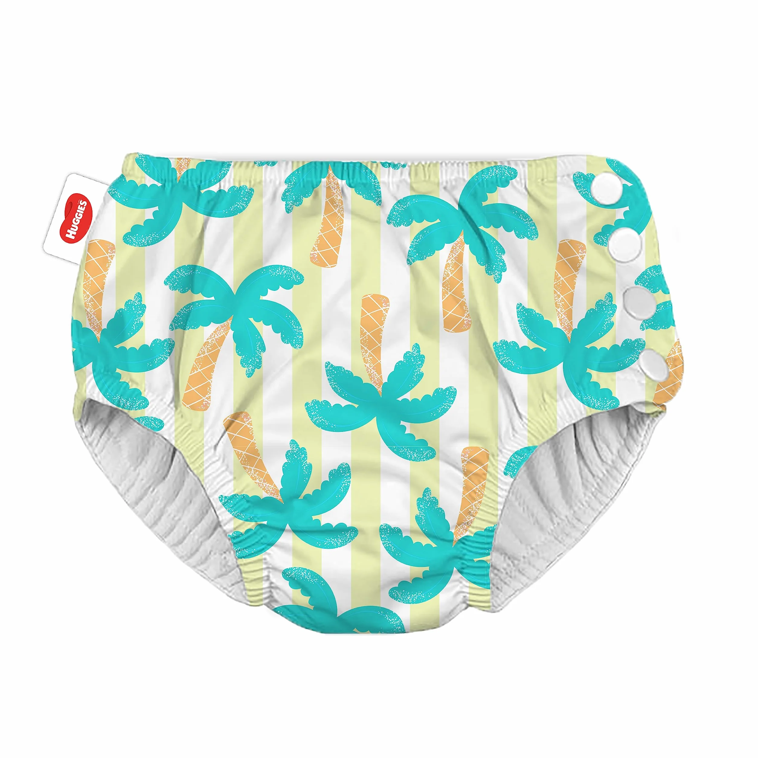 Huggies Little Swimmers, rozmiar 3-4 (7-15 kg), 1 pieluszka wielokrotnego użytku z tropikalnym wzorem