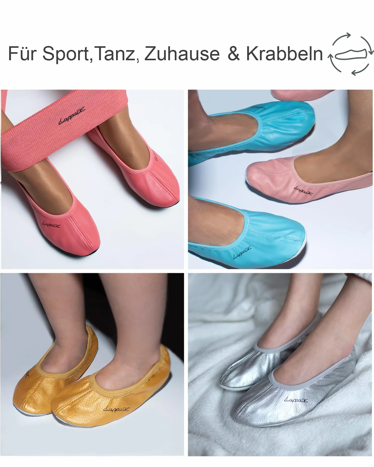 Buty gimnastyczne Lappade skórzana podeszwa rozm. 28-46