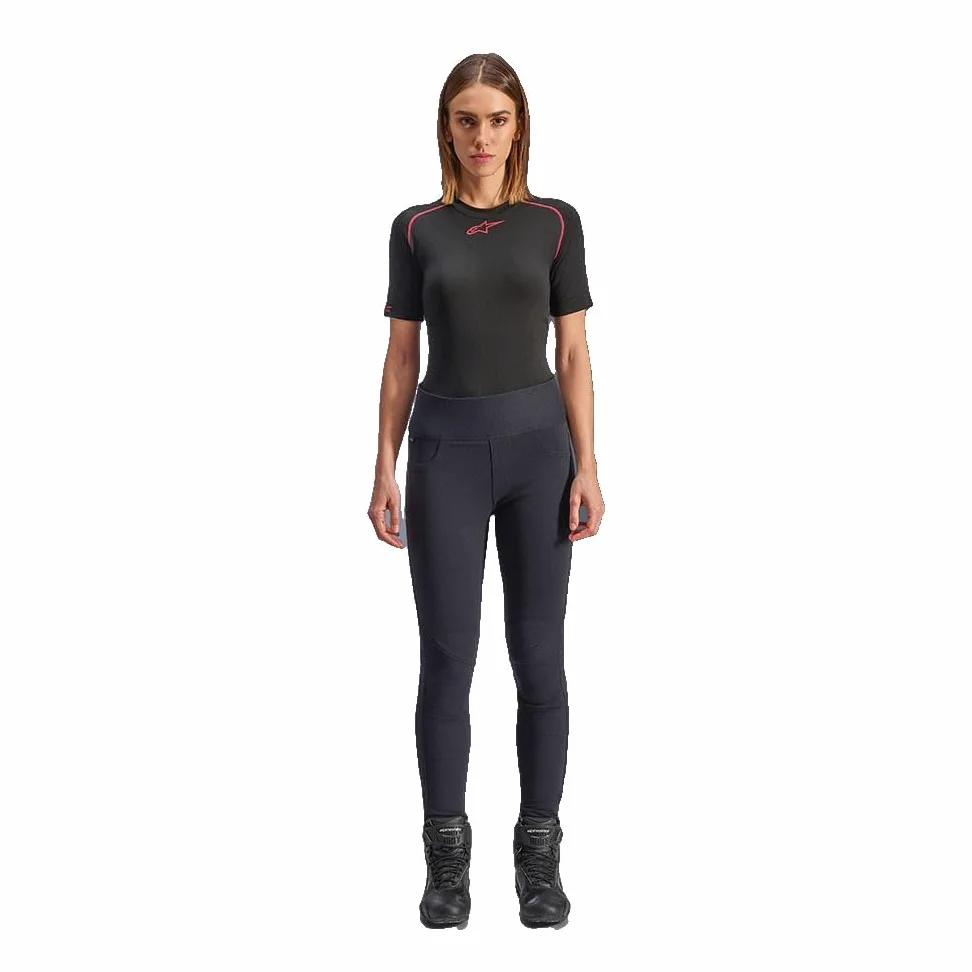 Alpinestars Stella Flex-AST Cargo Damskie legginsy motocyklowe, czarny, L