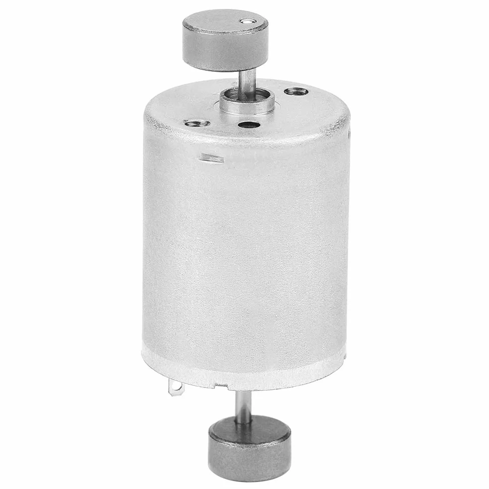DC 12 V silnik wibracyjny z podwójnym wałem prądu stałego, elektryczny silnik wibracyjny o wysokim momencie obrotowym z 2 mimośrodowymi obrotowymi kołami, długość 31 mm