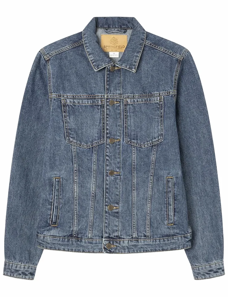 Springfield Kurtka Denim Trucker Mężczyźni