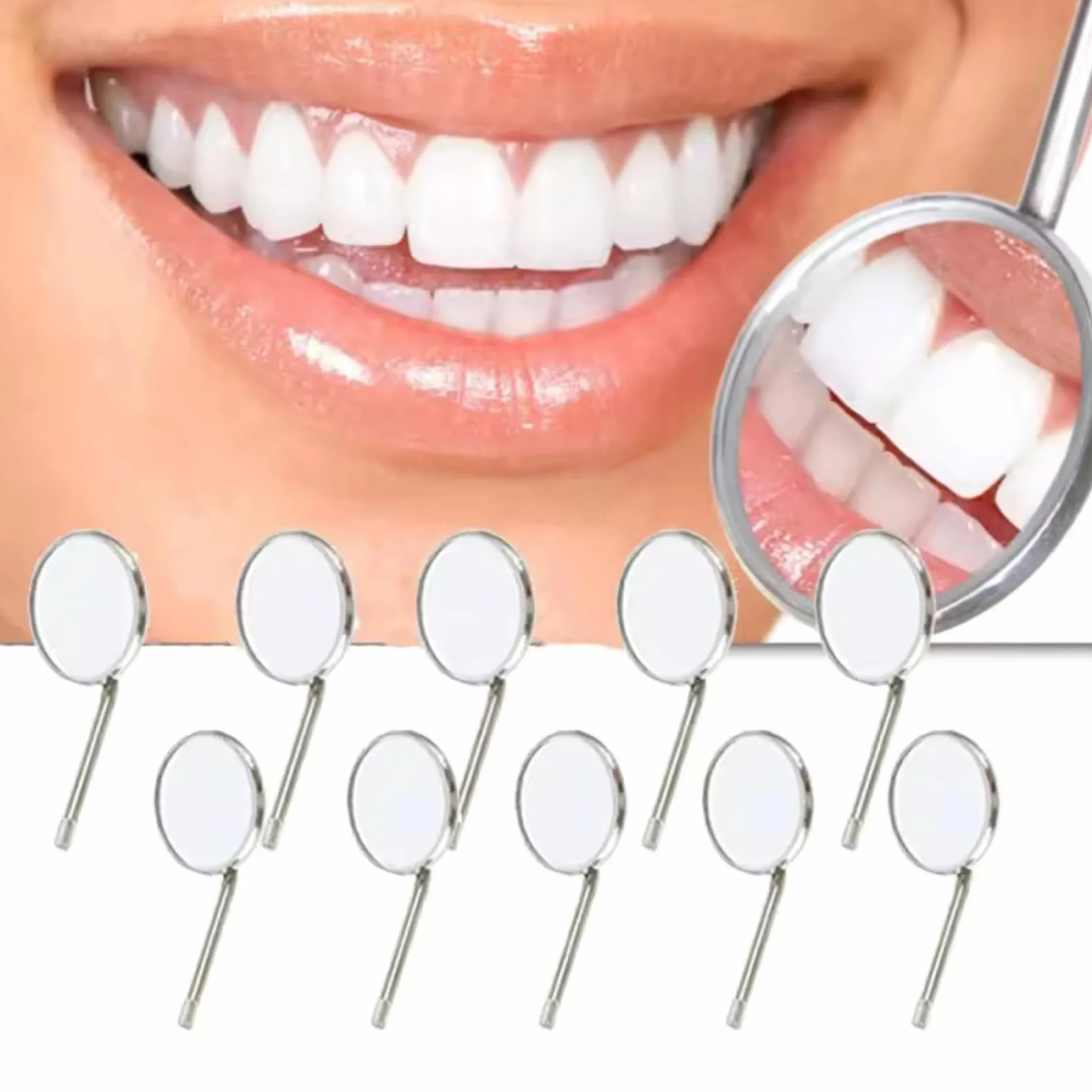 PROFESJONALNE LUSTERKO STOMATOLOGICZNE DENTYSTYCZNE POWIĘKSZAJĄCE DO ZĘBÓW