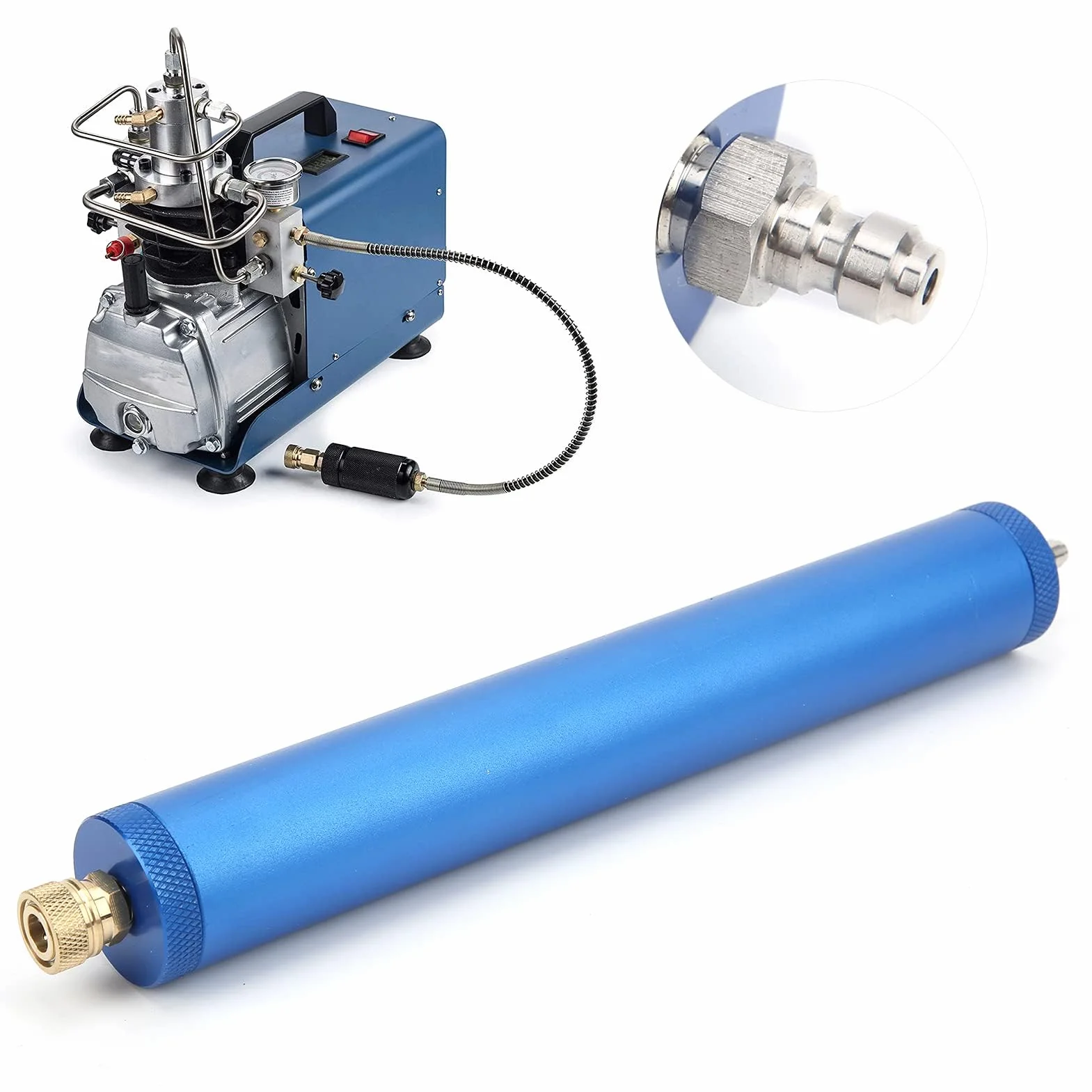 Filtr Wody Wysokociśnieniowy PCP 30 MPa Separator Wody z 20 Elementami Filtracyjnymi