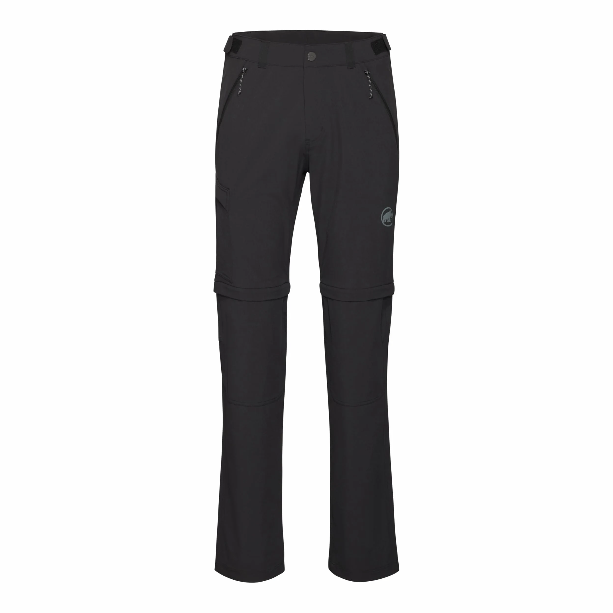 Mammut Runbold IV Zip Off Pants Men – Spodnie Męskie Trekkingowe z Odpinanymi Nogawkami | Oddychające i z Ochroną UV | Rozmiar 46 Długie, Czarny