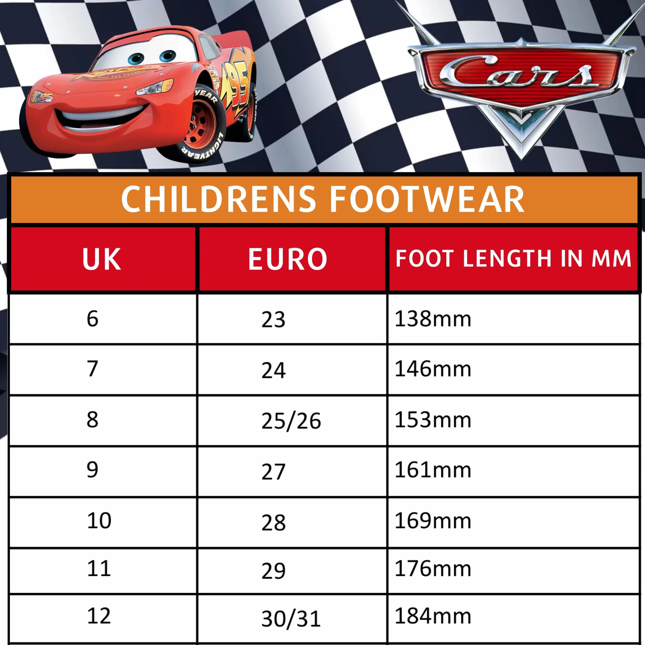 Disney Chłopięce sandały Lightning McQueen z paskiem na kostkę buty plażowe