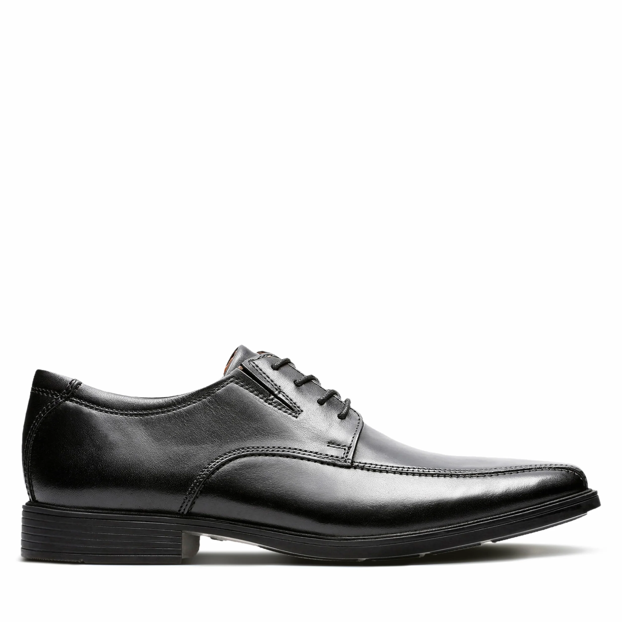 Clarks Tilden Walk Mens Black Leather, 11