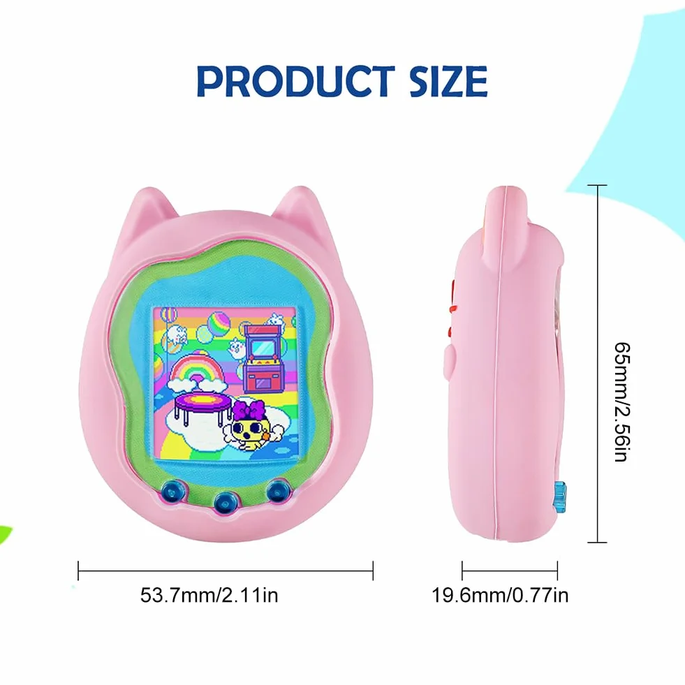 Tamagotchi Uni Silikonowe Etui Ochronne Miękkie Etui Ochronne Dla Zwierząt Interaktywna Wirtualna Maszyna Do Gry Dla Zwierząt Ochronnych Etui Odpowiednie dla Tamagotchi Uni
