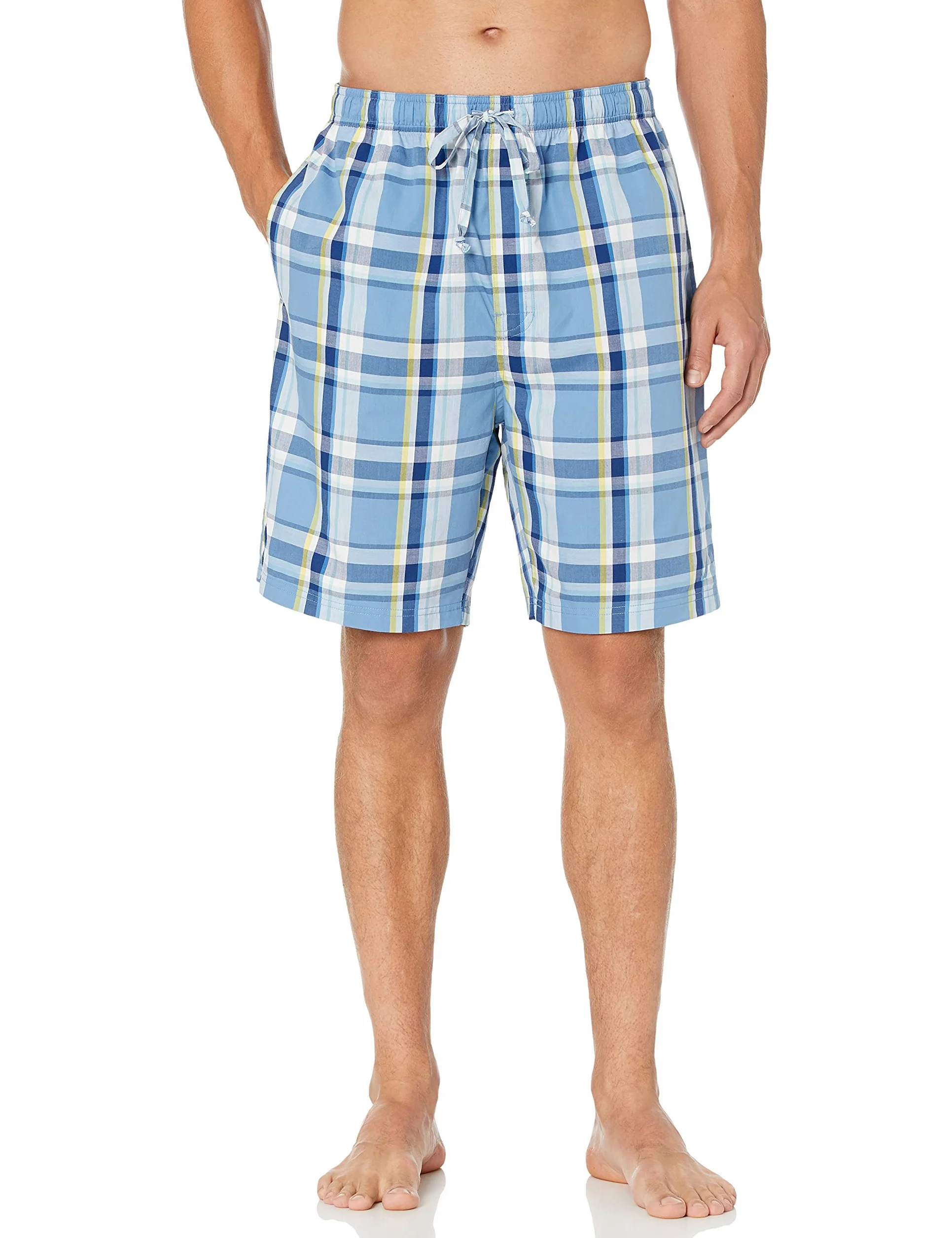 Nautica Miękka tkana 100% bawełniana elastyczna piżama w pasie Mężczyźni Soft Woven 100% Cotton Elastic Waistband Sleep Pajama Short (1 w zestawie)