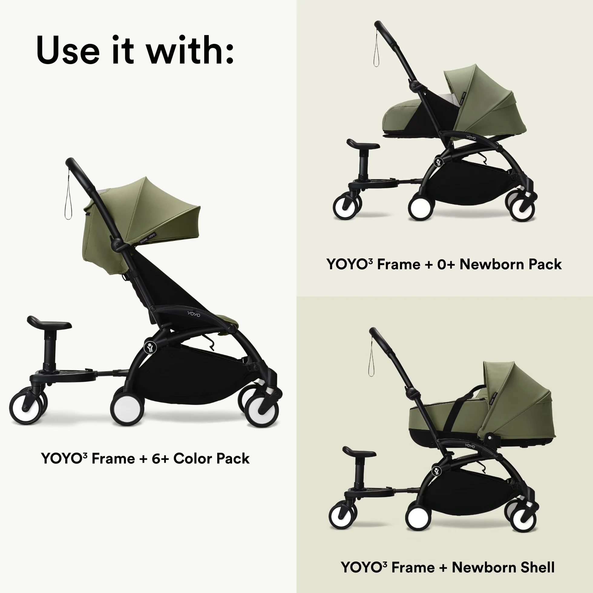 Siedzisko Stokke YOYO - dla dzieci w wieku 24-48 miesięcy lub do 20 kg - Łatwa instalacja na wózku YOYO