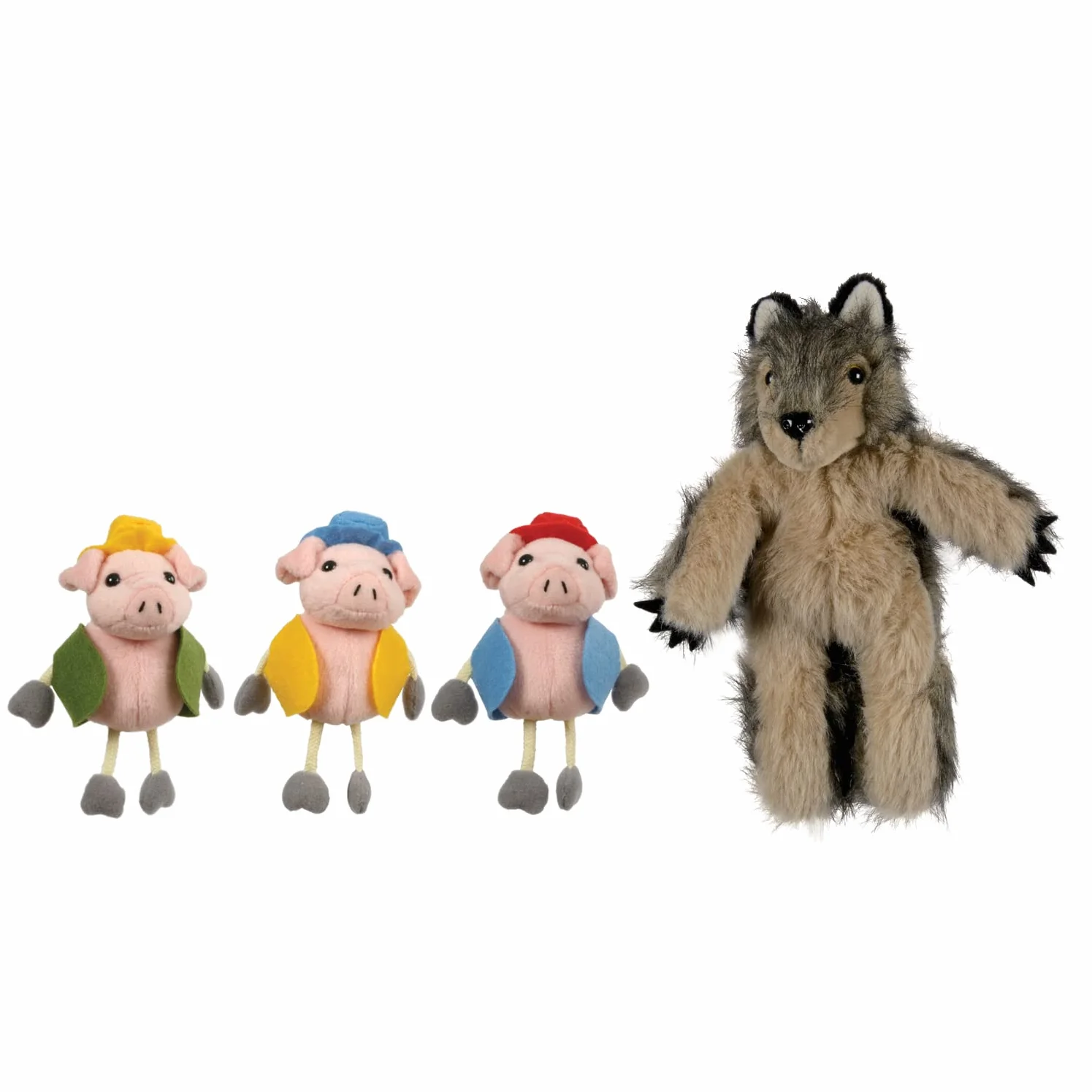 The Puppet Company - Trzy świnki i wilczy palec lalek zestaw