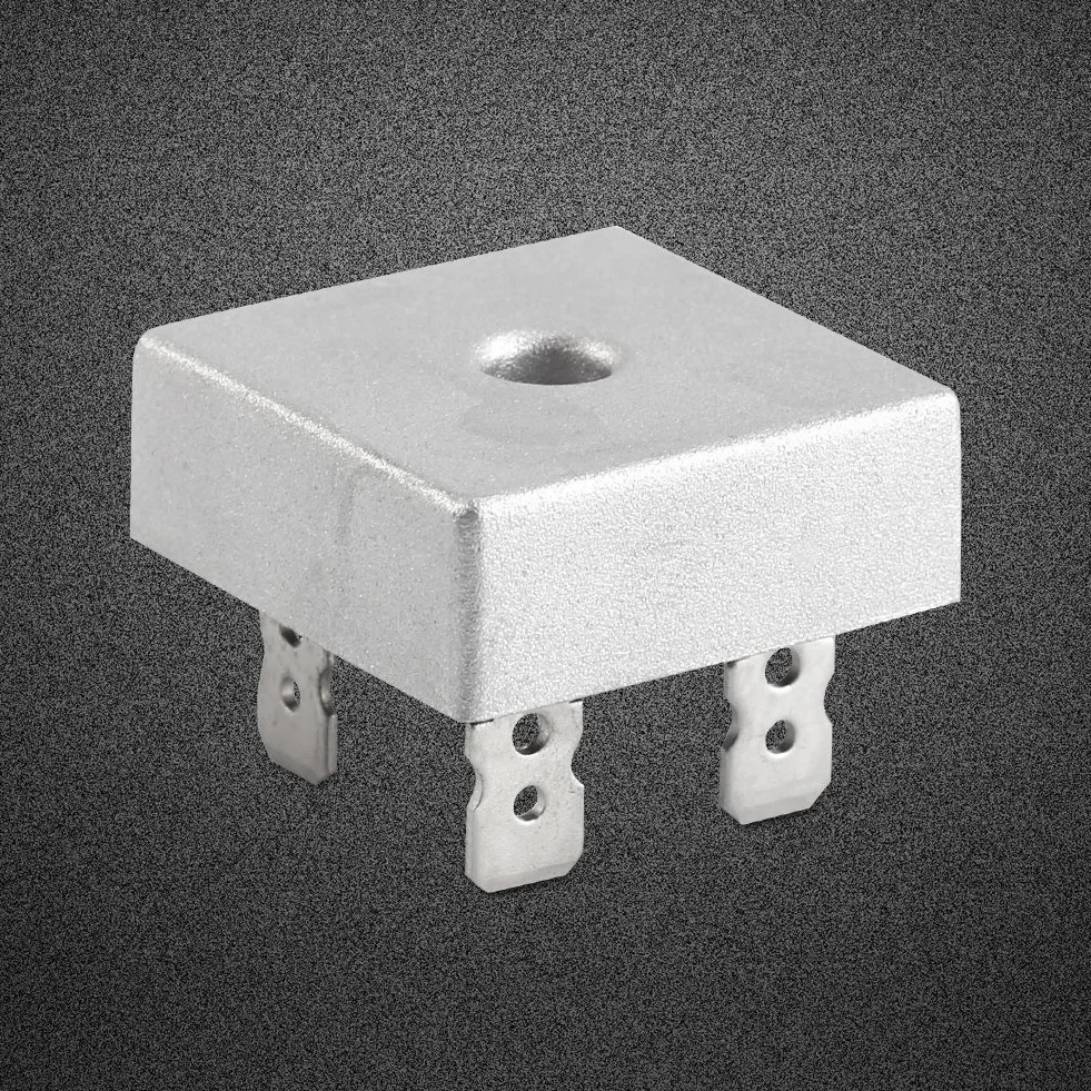 10 sztuk KBPC5010 50A 1000V Heavy Duty metalowa obudowa elektroniczny jednofazowy diodowy mostek prostowniczy opakowanie wielokrotnego użytku socialme-eu