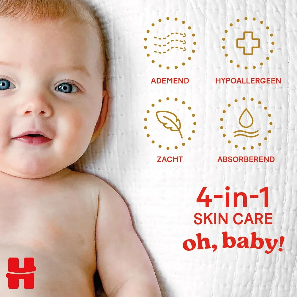 Huggies Extra Care Pieluszki, Rozmiar 4 (7-18 kg)