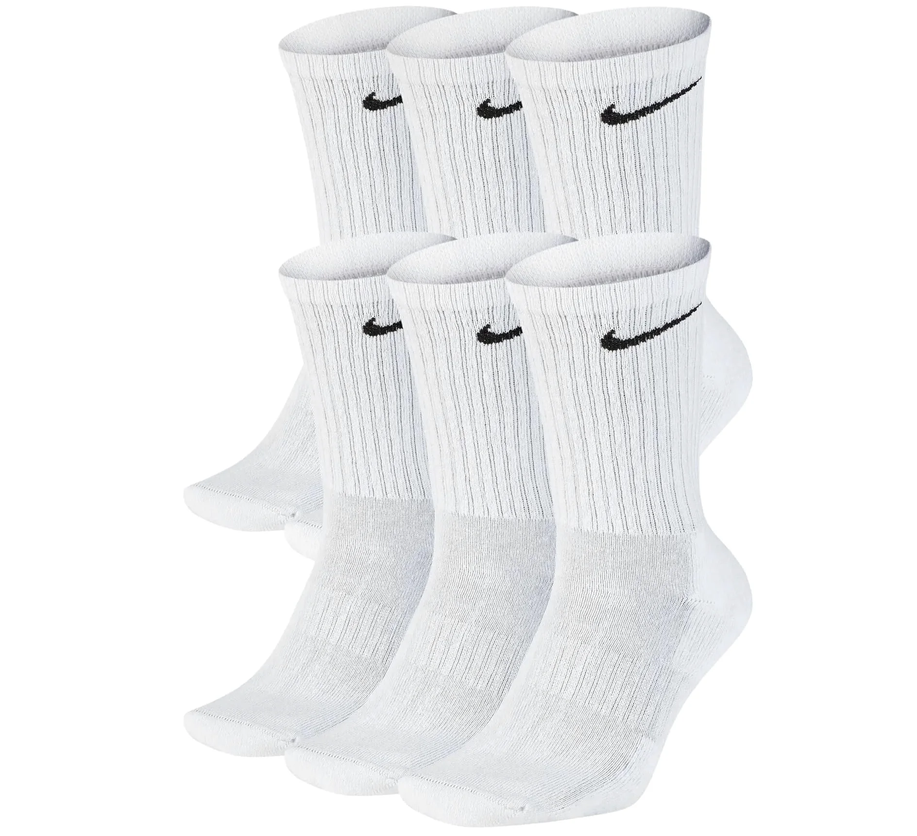 NIKE Nike Performance Cushion Crew Socks 6 par - Taśma Uniseks Performance Cushion Crew Socks With Band (6 Pairs) (36 w zestawie)