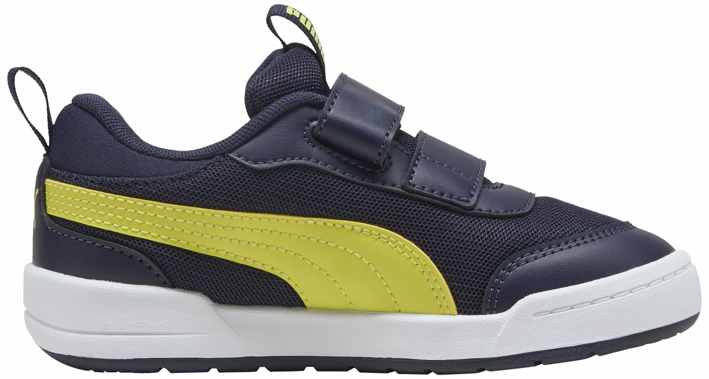 PUMA MULTIFLEX 2 MESH V PS Sneaker, Navy-LUX Lime, 11,5 UK Dziecko, Puma Navy Lux Limonka, 30 EU