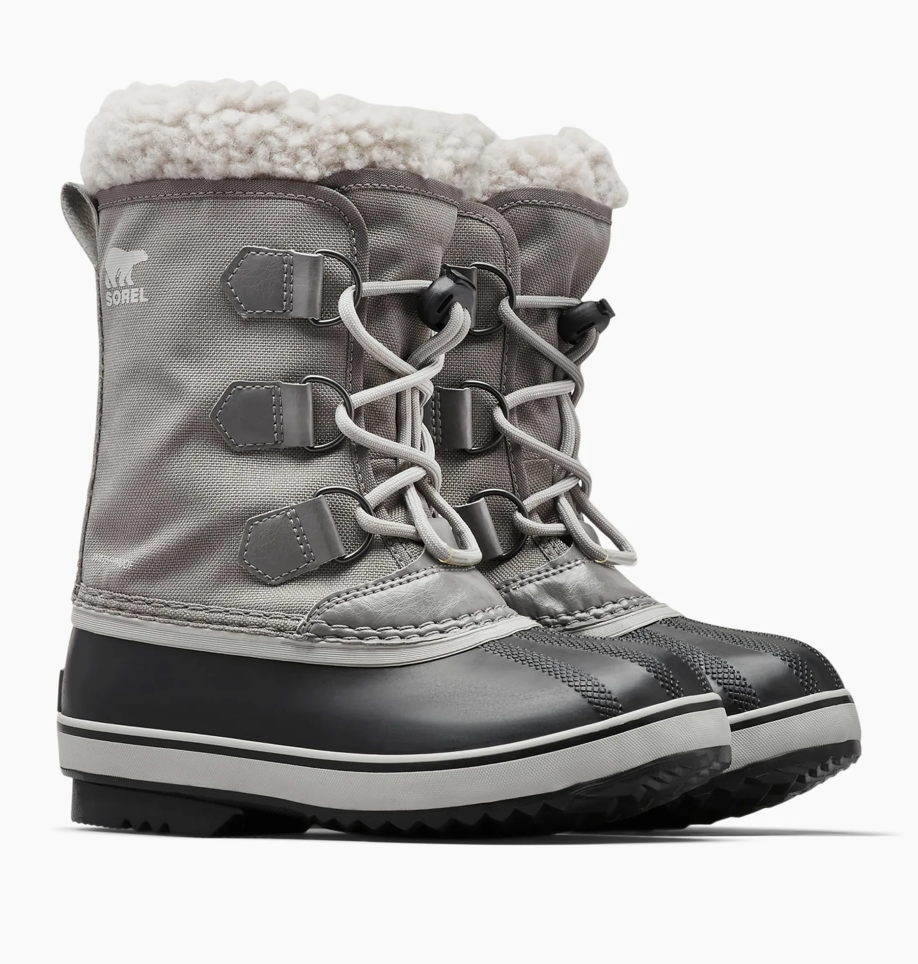 Sorel Yoot Pac Nylon WP Dziecięce śniegowce, szary (Quarry, Dove), 39 EU