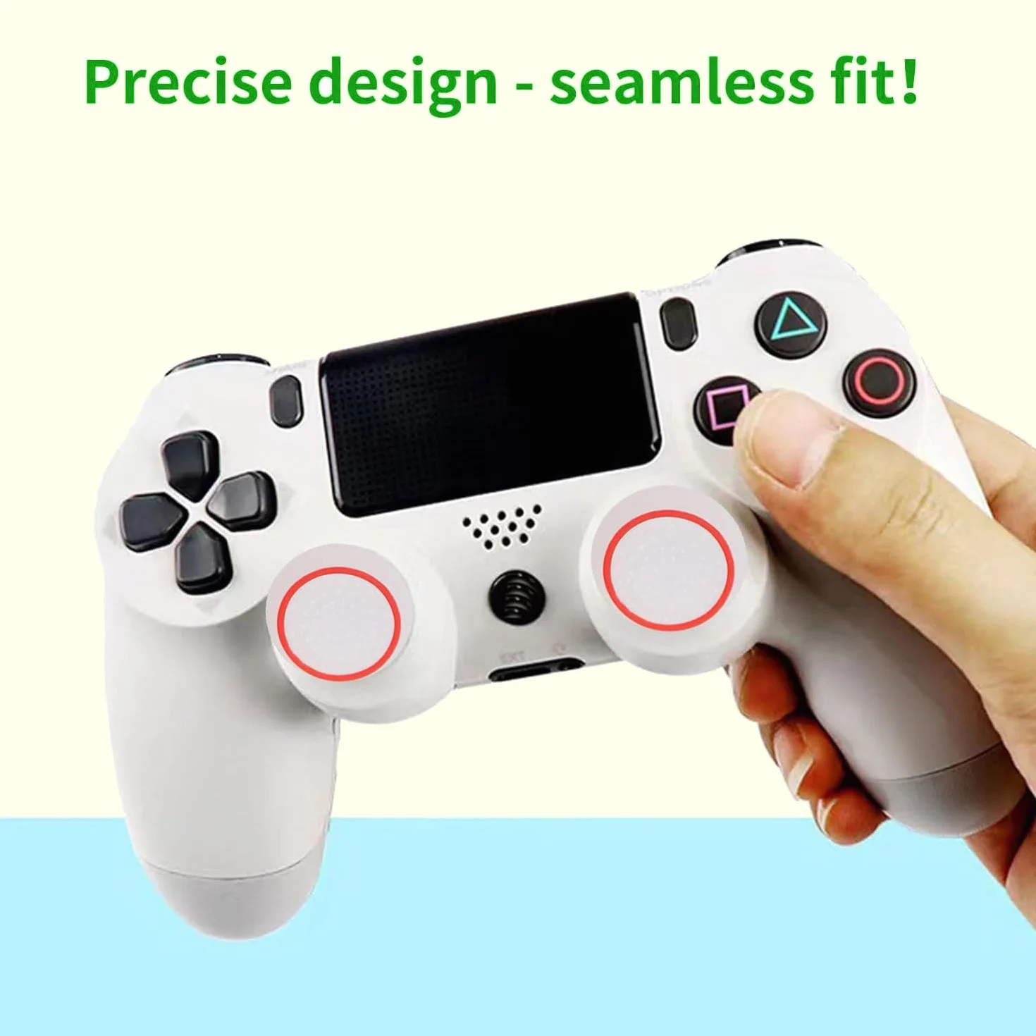 20 sztuk silikonowych kapsułek zamiennych do Joysticka, antypoślizgowa osłona ochronna na pokrętła kontrolera, kompatybilna z PS5, PS4, dla akcesoriów do kontrolerów gier Comfort