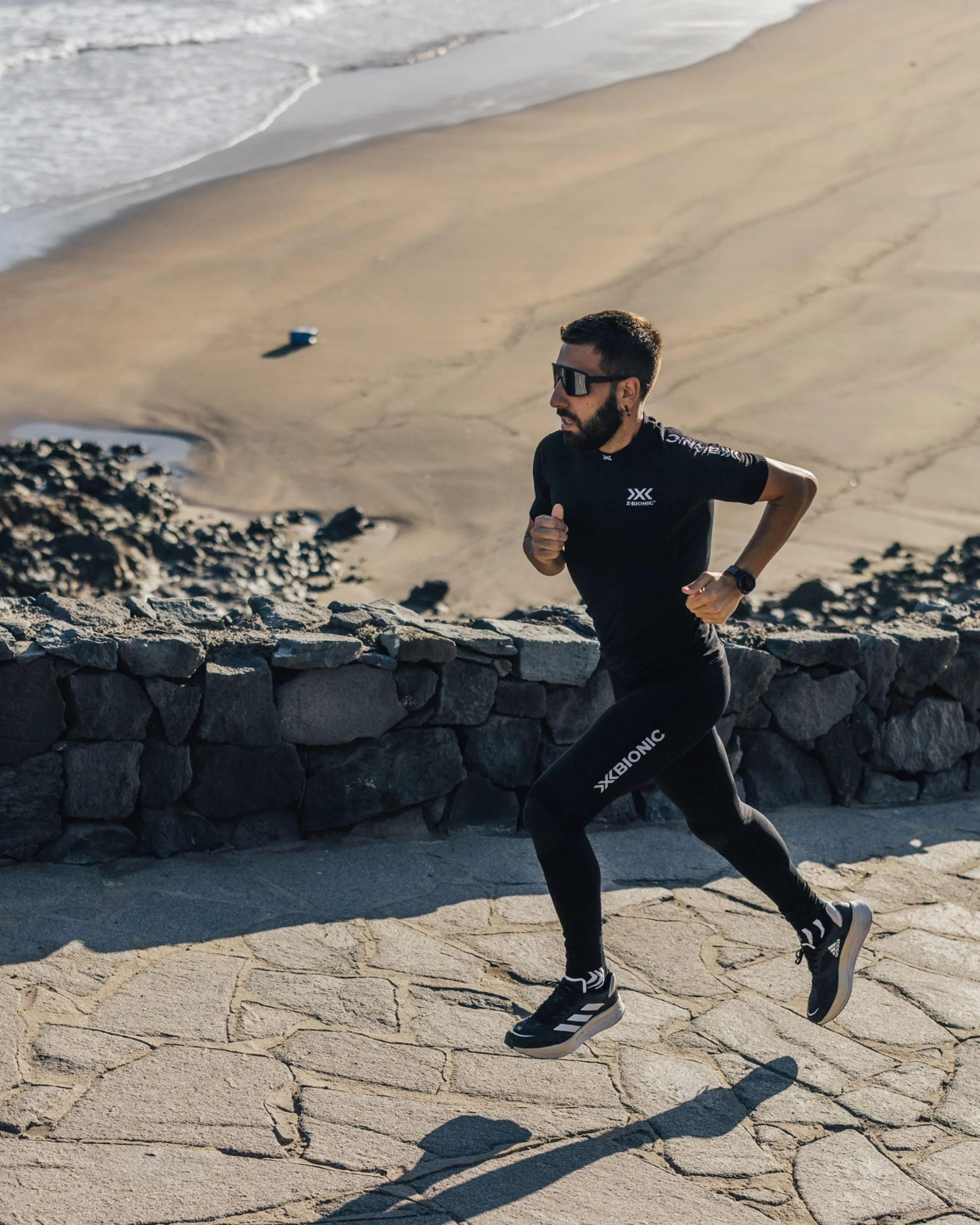 X-Bionic Invent 4.0 Running Pants Men - Spodnie sportowe, spodnie do biegania, spodnie fitness, spodnie treningowe, spodnie do biegania, spodnie bazowe dla mężczyzn Mężczyźni