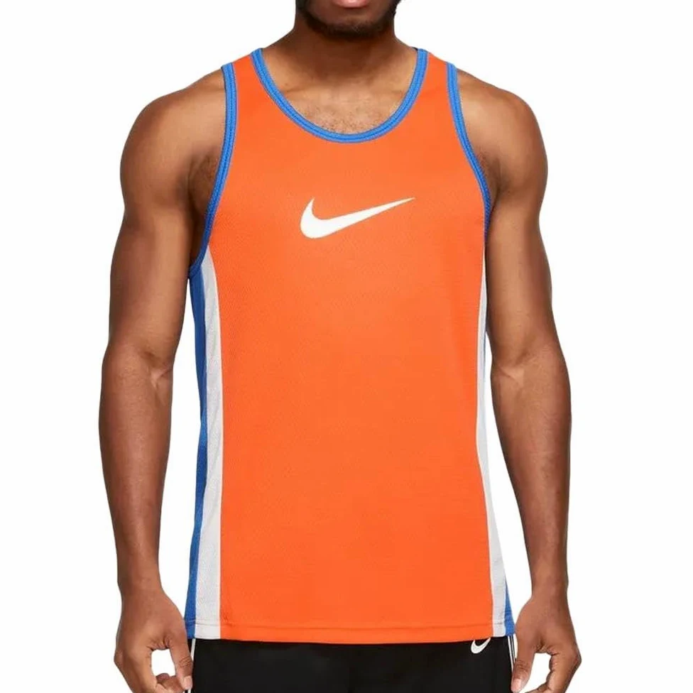 Nike Męska pomarańczowa koszulka do koszykówki DF Icon