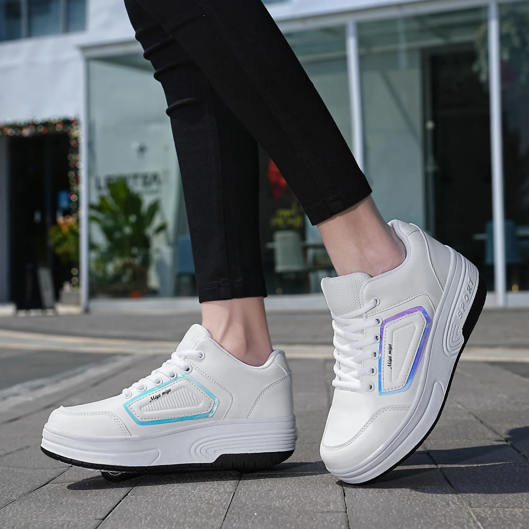 Dzieci Skateboarding Buty Podwójne Koło Sportowe Sneakers