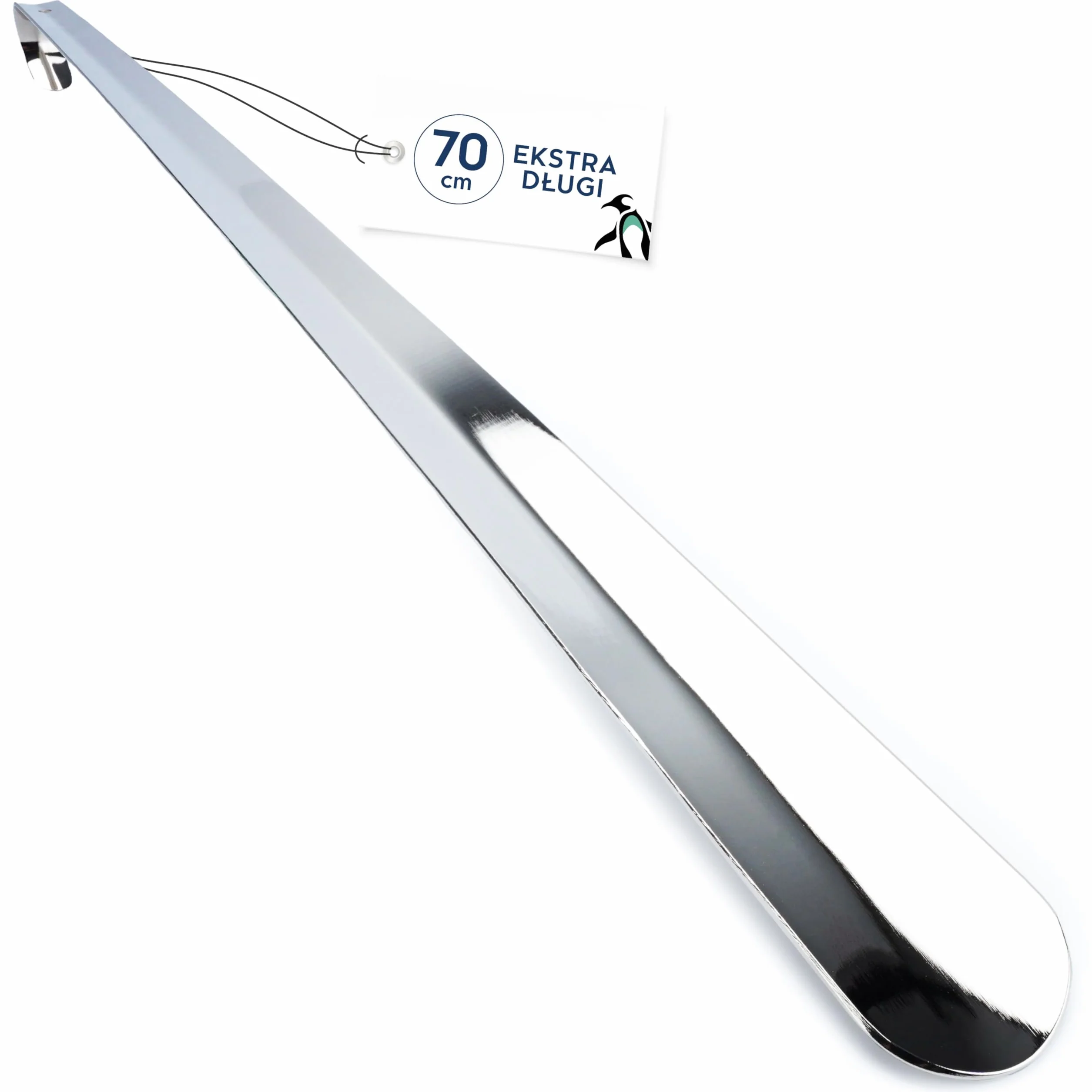 biped łyżka do butów metal długa 70 cm – stal nierdzewna z haczykiem do zawieszenia – solidna i elegancka metalowa łyżka do butów wysokiej jakości z2792(1 sztuk)