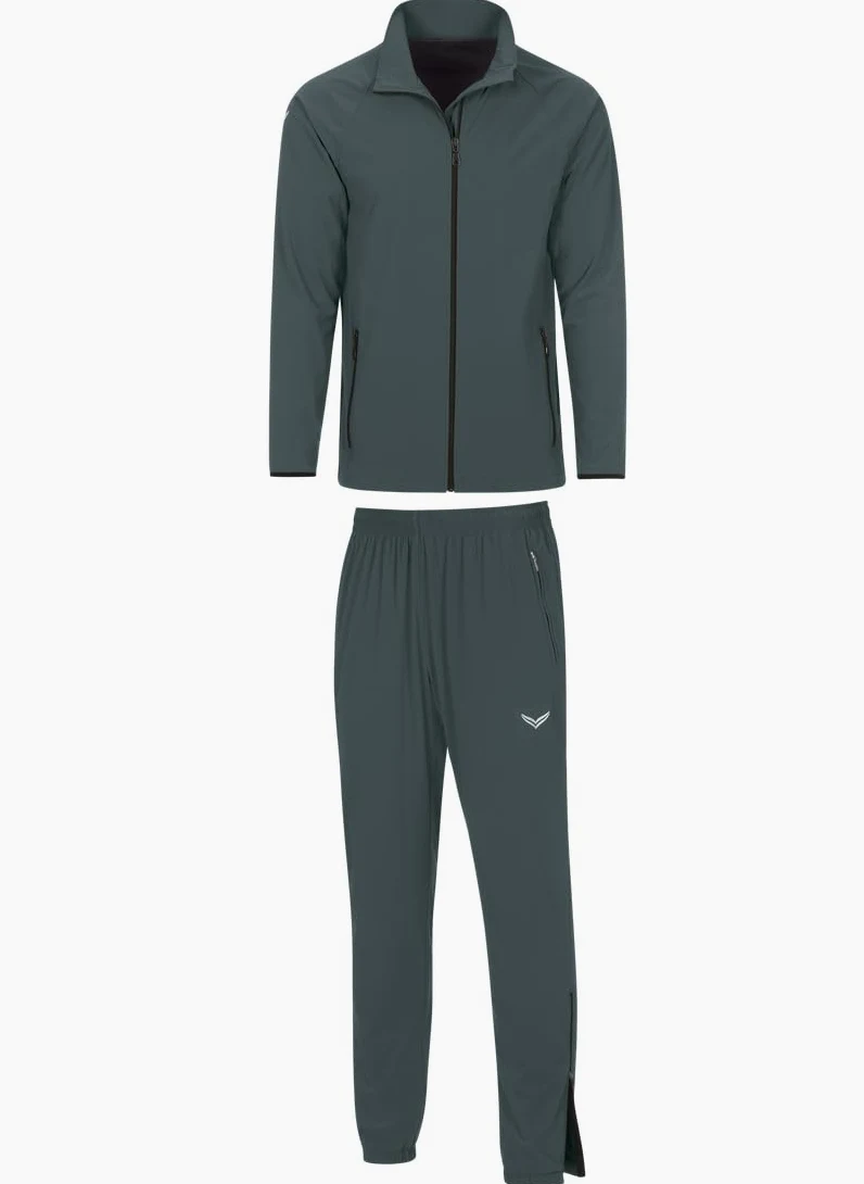 Trigema Wygodny męski dres do biegania do uprawiania sportu i w czasie wolnym, antracytowy, XL