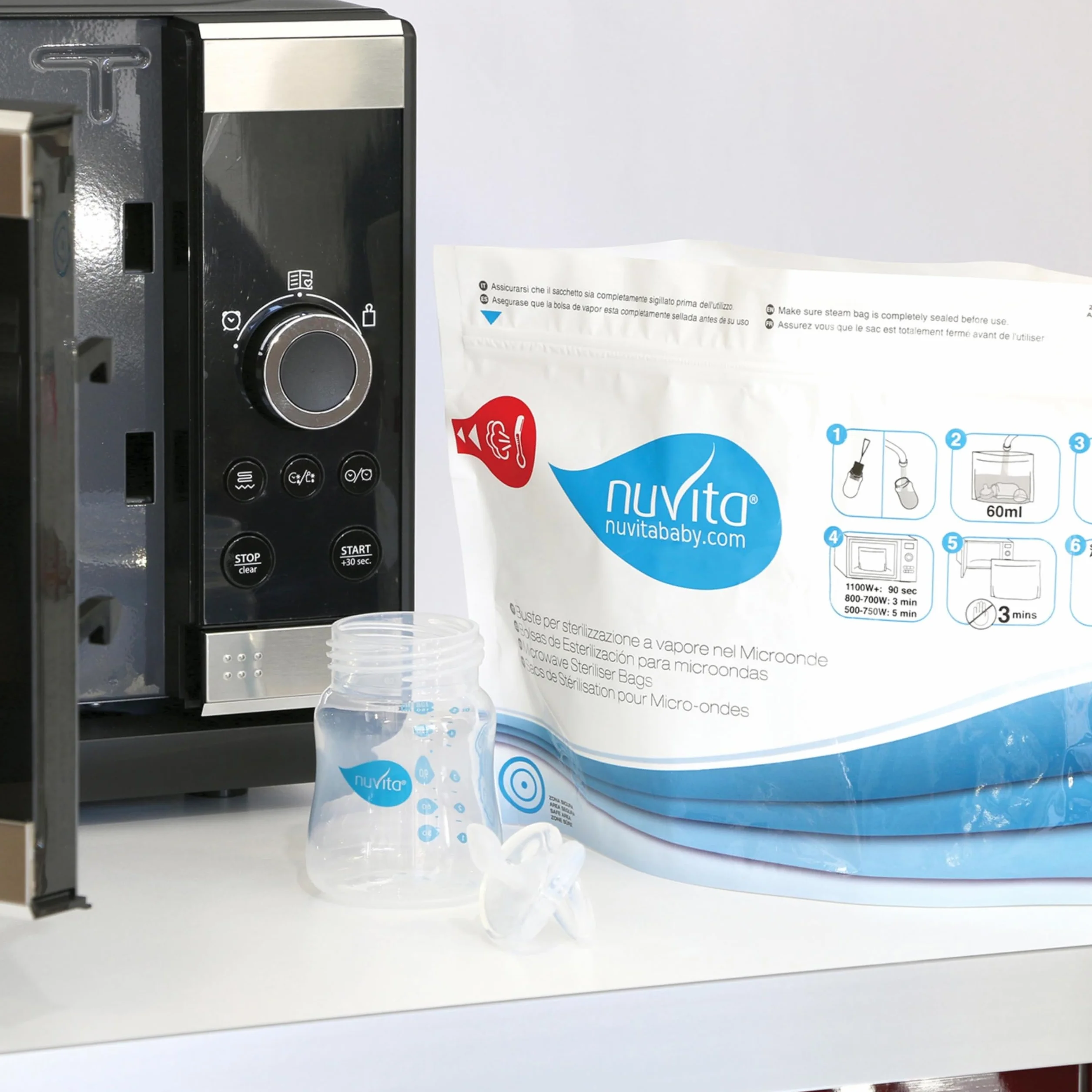 Nuvita 1087 – torba do sterylizatora mikrofalowego bez BPA