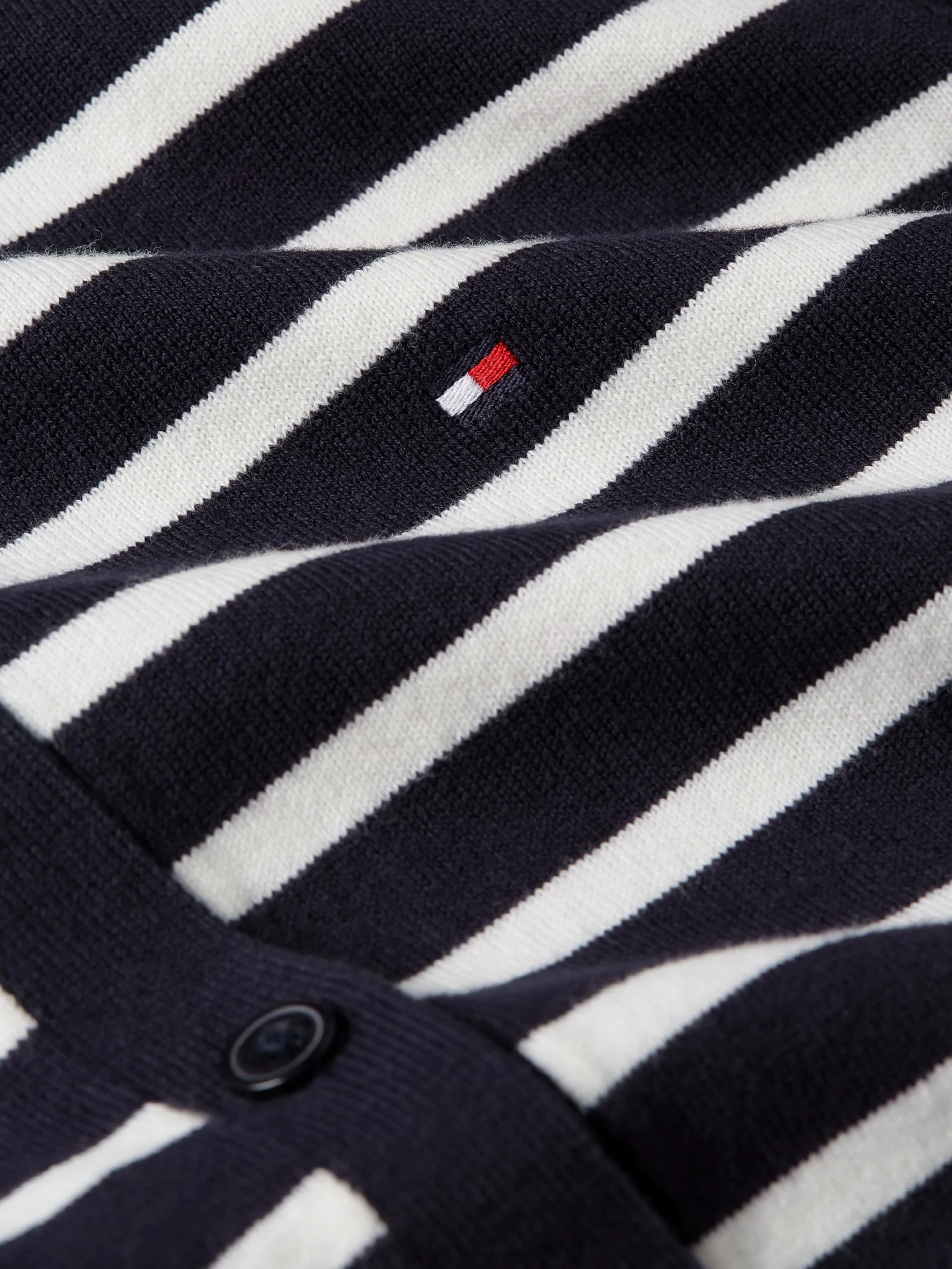 Tommy Hilfiger Damski sweter z dzianiny z dżerseju, Pustynne niebo/kość słoniowa płatek, S