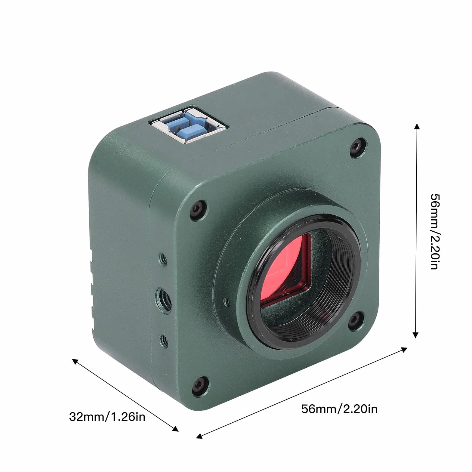 Kamera z Mikroskopem USB 4K 8MP Cyfrowy Okular 0,5X Obiektyw dla XP 7 10 11 OS X 10.4.8 Później