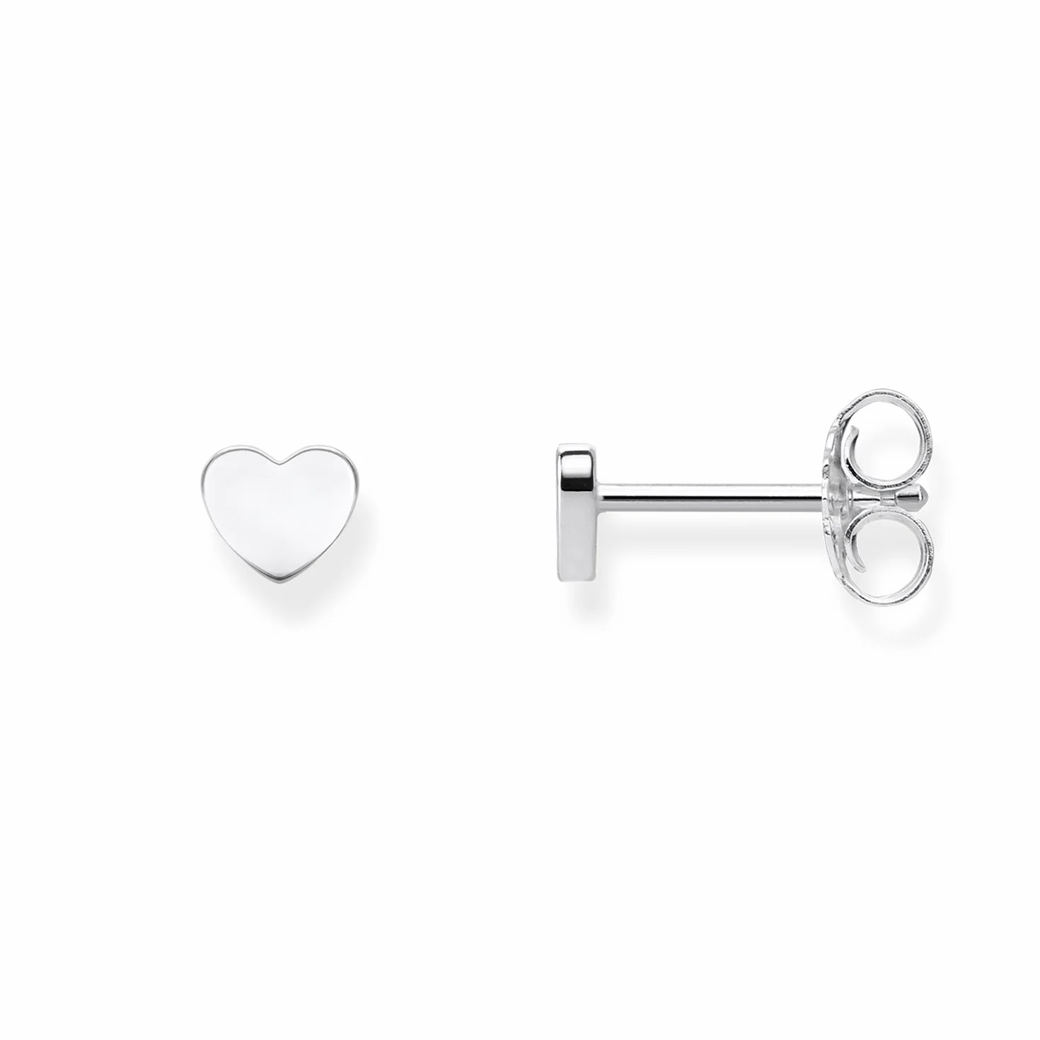 Thomas Sabo Damskie kolczyki sztyfty serce srebro wysokiej próby 925 H1970-001-12