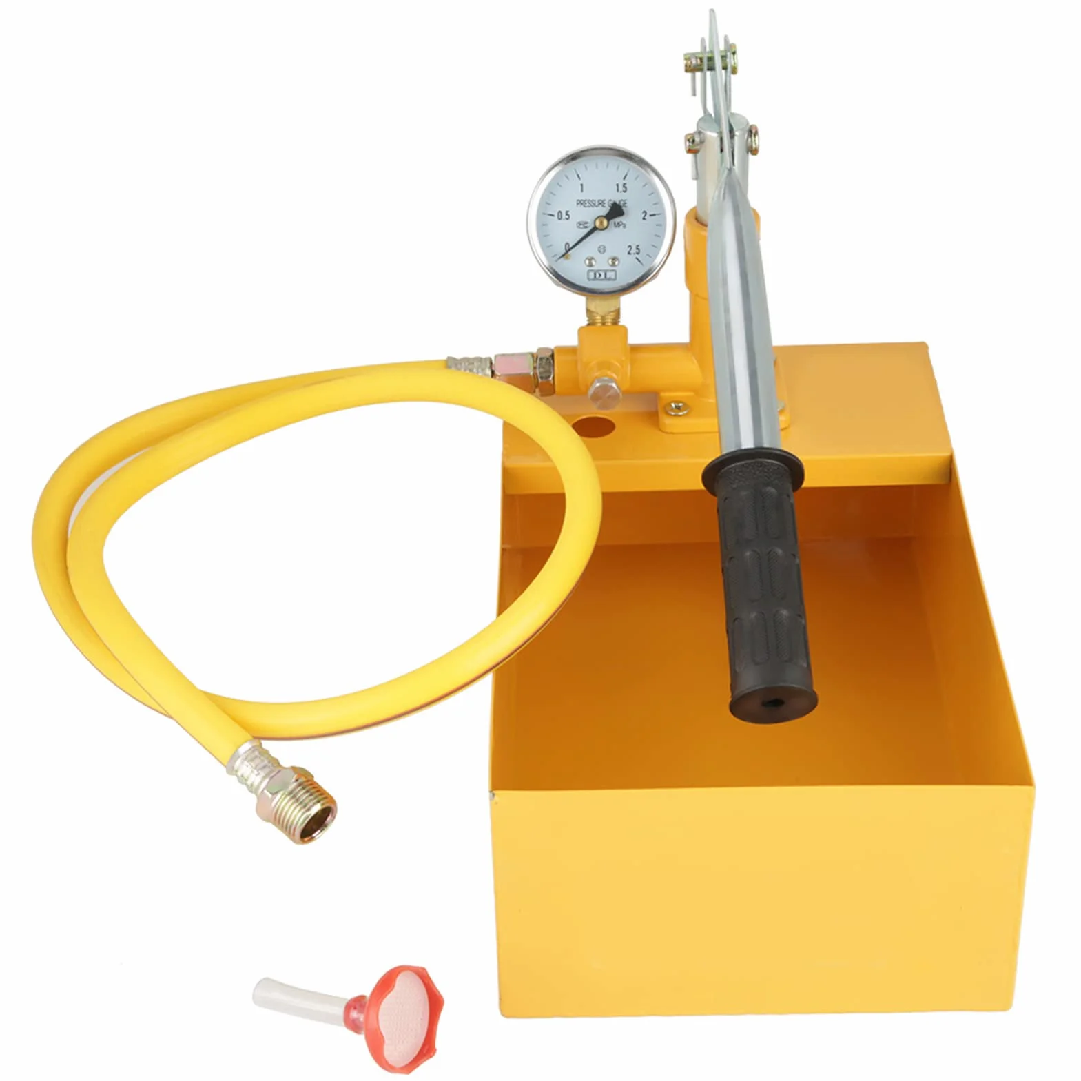 Ręczna Pompa Hydrauliczna do Testowania Ciśnienia Wody, 2.5 MPa, 25 KG, Tester Ciśnienia w Rurociągu, do Zbiorników Ciśnieniowych i Rur