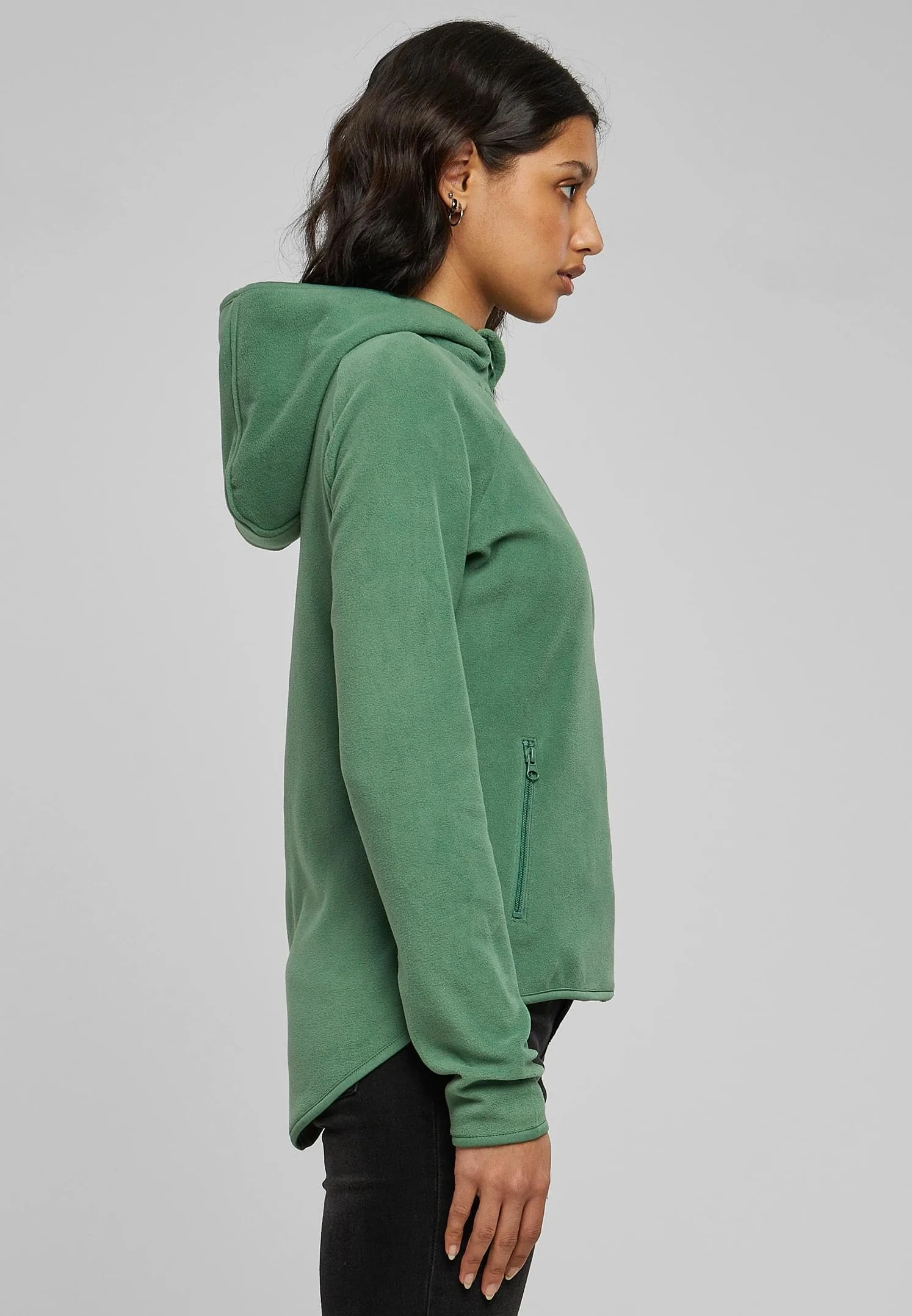 Urban Classics Damska bluza polarowa z kapturem Bluza z kapturem Kobiety