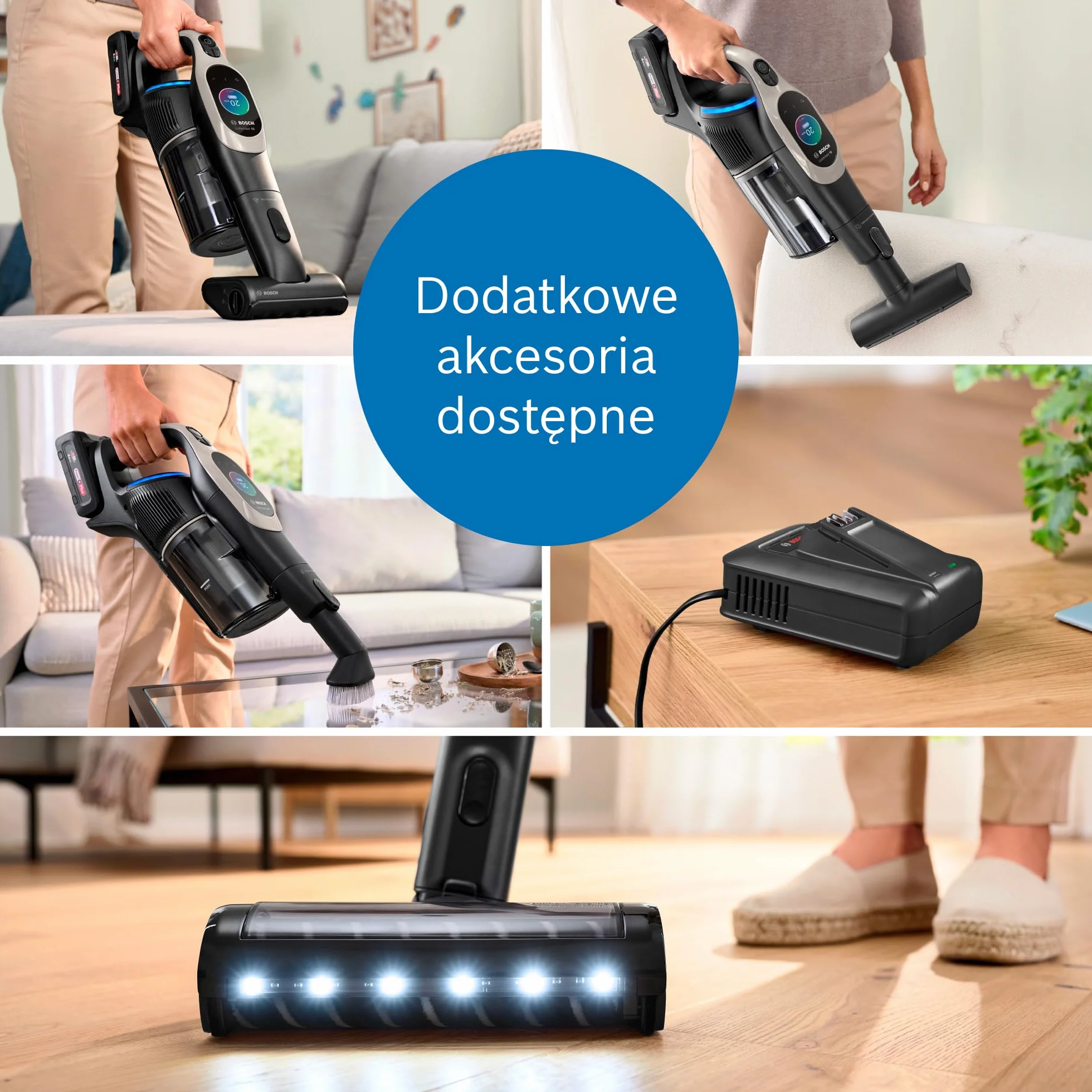 Bosch, elastyczny wąż przedłużający do odkurzacza Unlimited 10 i 9, łatwe czyszczenie trudno dostępnych narożników, powierzchni i wnętrz samochodu, czarny, BHZUNGFEH