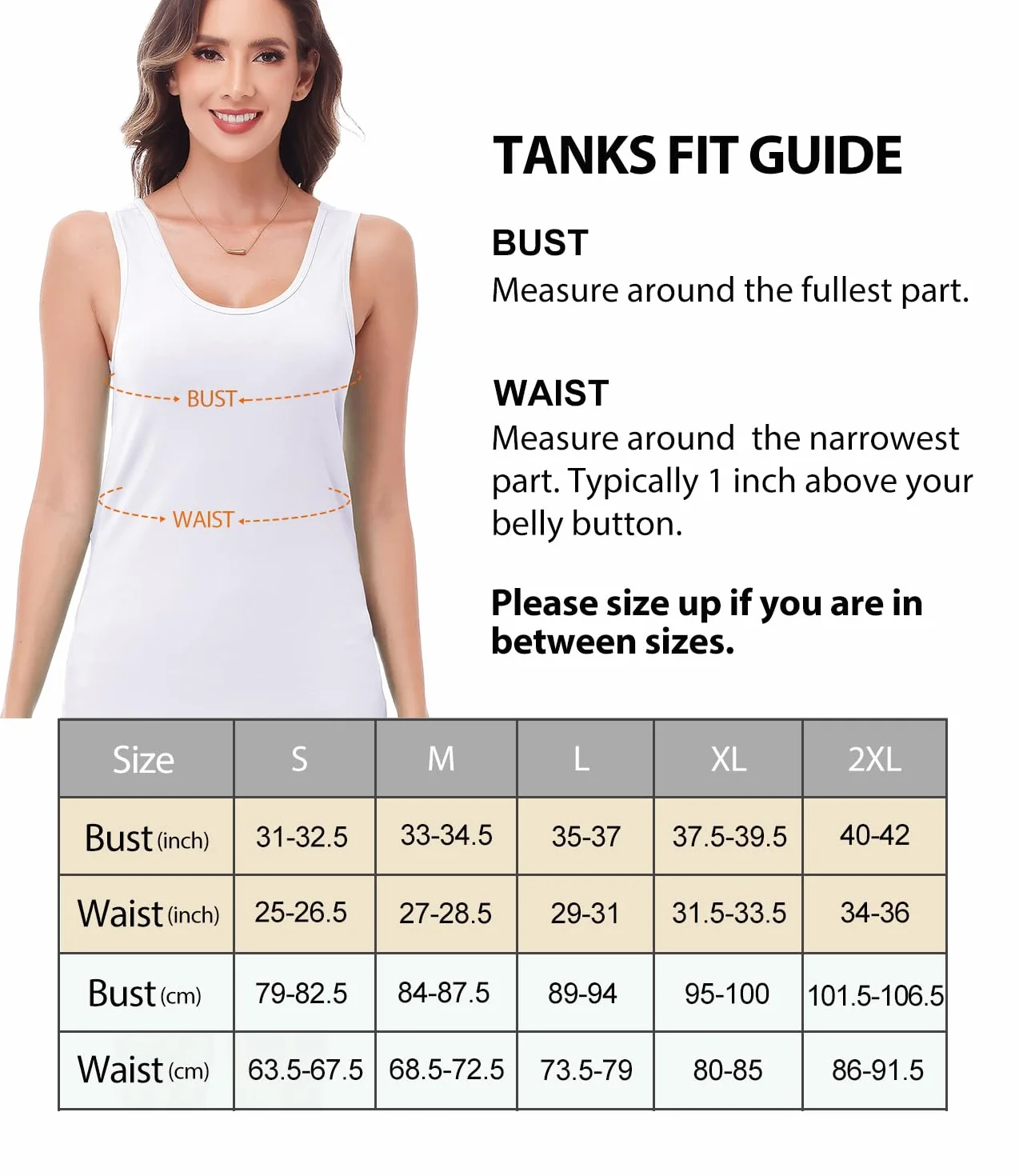 wirarpa Damskie podkoszulki bawełniane tank top 2-pak