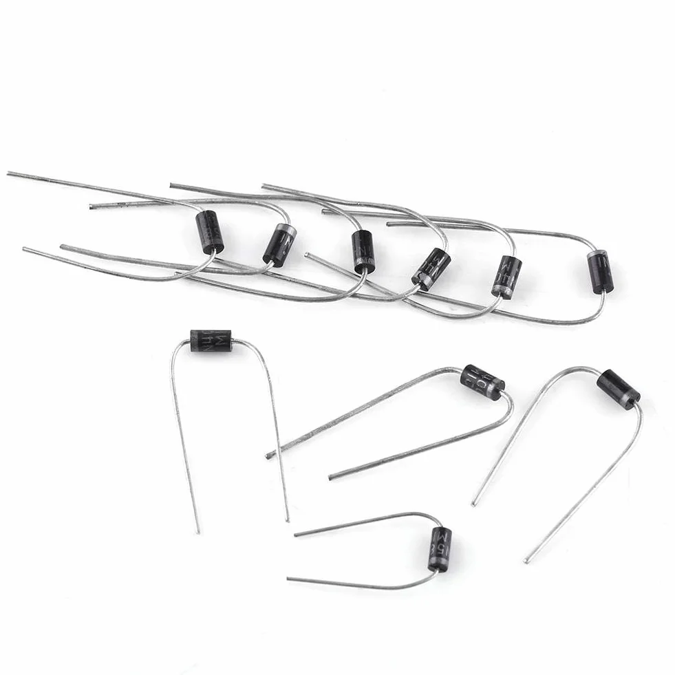 Yosoo Health Gear 10 diod prostowniczych, od 1N4001 do 1N5819 zestaw różnych diod w sumie 100 szt.