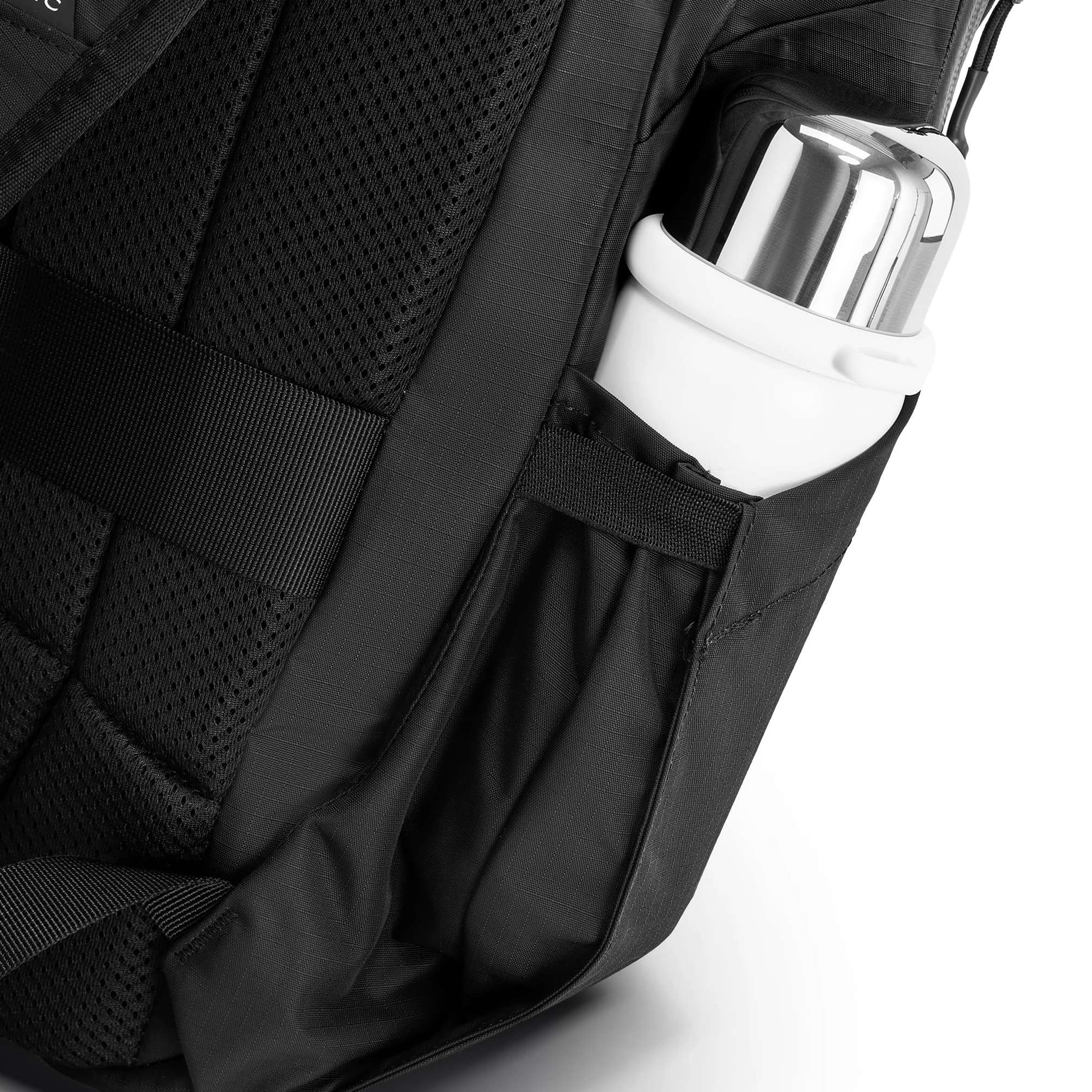 Stratic Move Backpack Small Daily Use Plecak 25L Mężczyźni Kobiety Kieszeń na Laptop 14 cali Nylon Plecak do Biznesu Uniwersytetu Szkoła Codzienna, Kolor: czarny, S, Casual