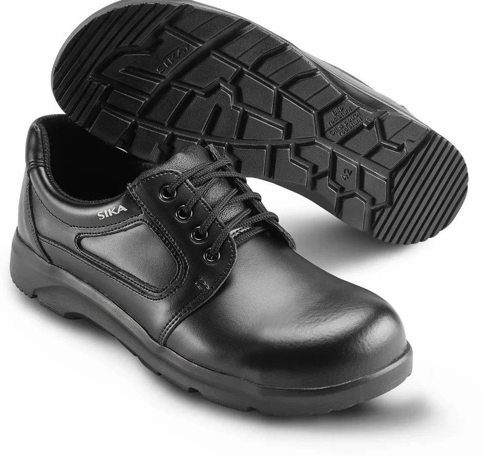 Sika 172201 Optimax S2 SRA buty sznurowane – idealne do hotelu/restauracji/sto?ówki, przemys?u farmaceutycznego i spo?ywczego, czarny - czarny - 41 EU