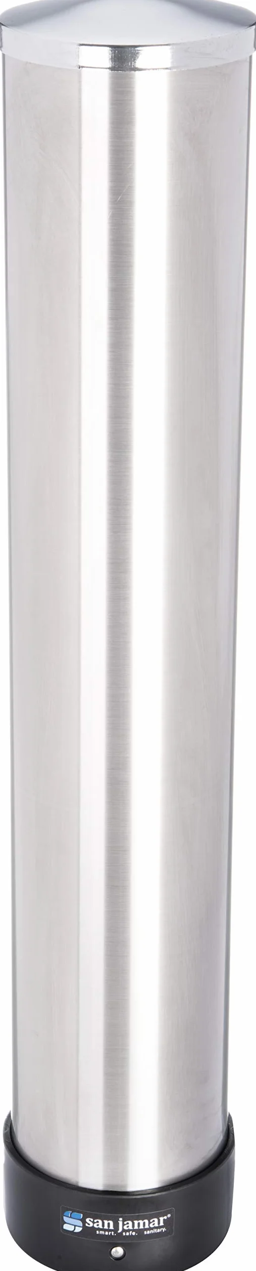 San Jamar C3400P kubek do napojów ze stali nierdzewnej do wyciągania, rozmiar kubka, 350-710 ml, średnica krawędzi 70-98 mm, długość rury 597 cm